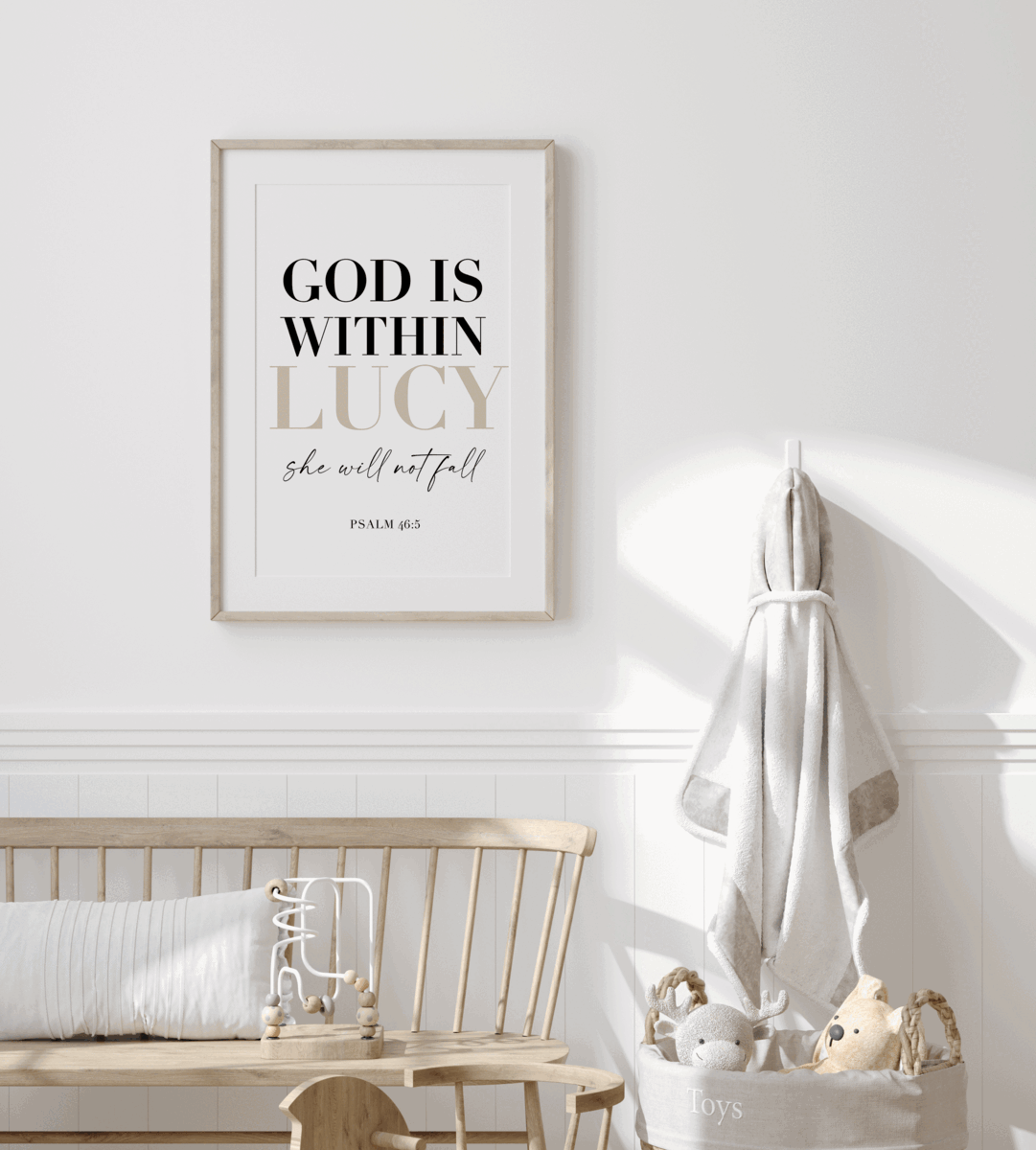 God Is Within Her Psalm 465 Christian Poster Scripture Bella
