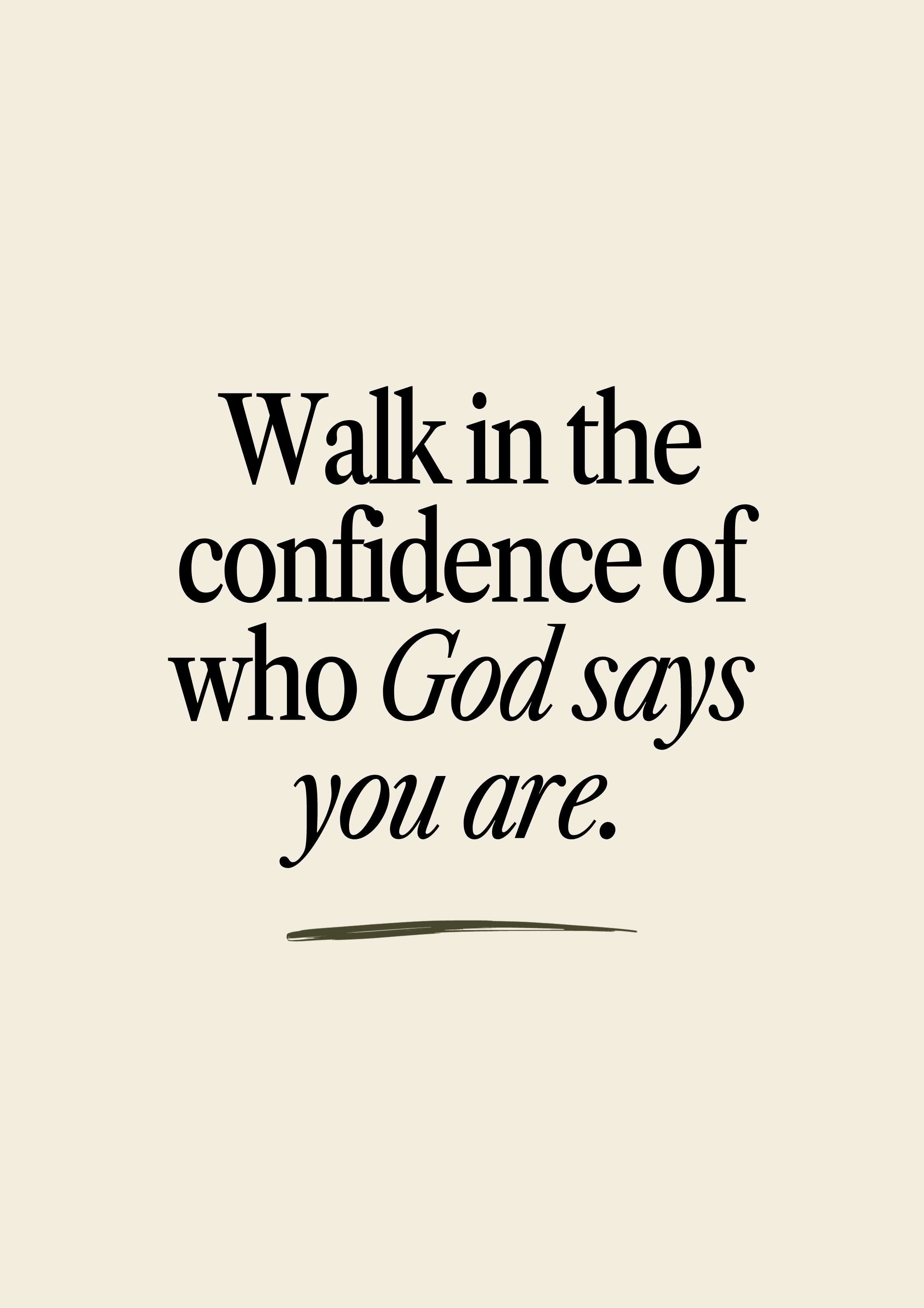 Walk In Confidence (Digital Art Print)