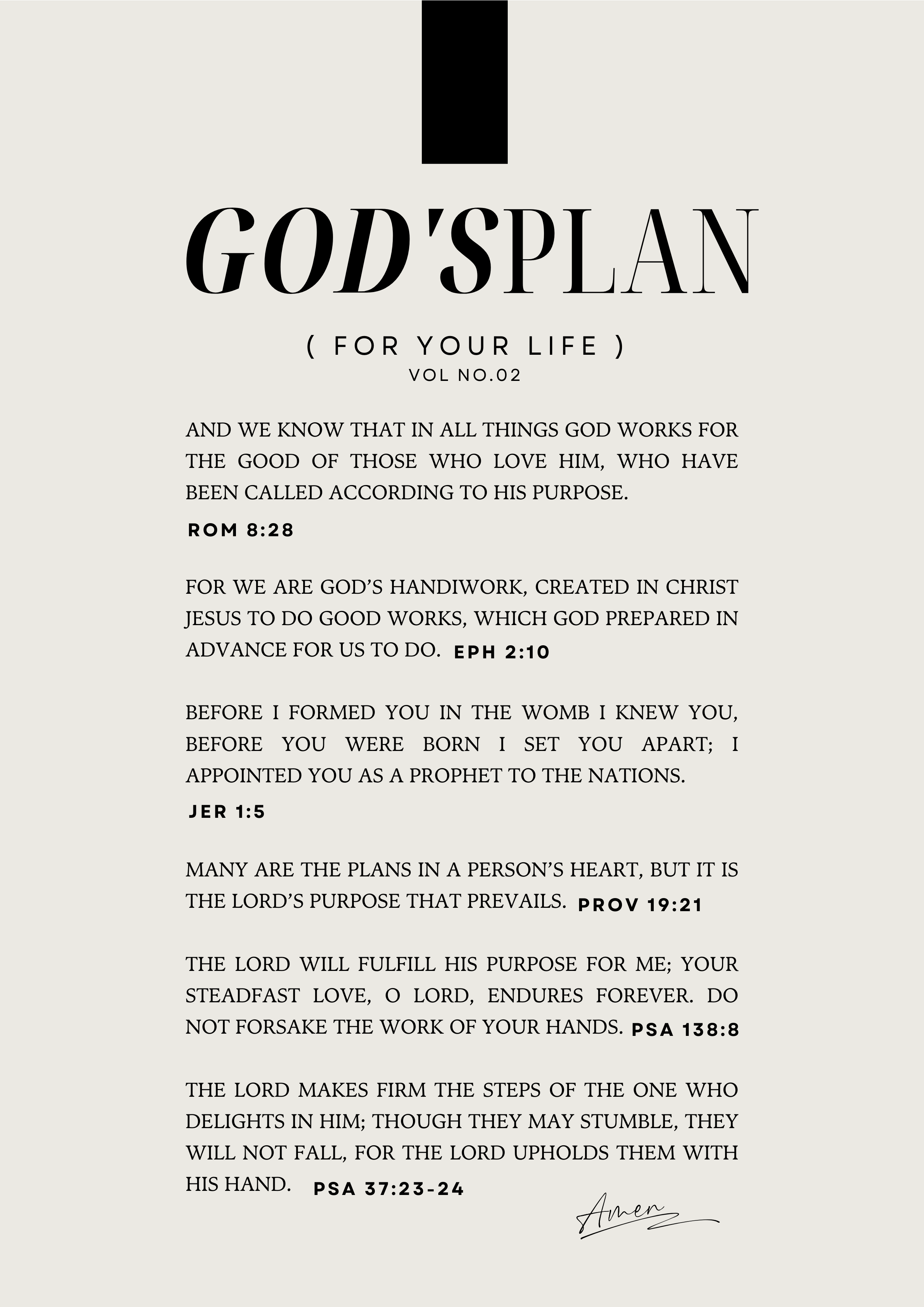 God's Plan V2 Art Print
