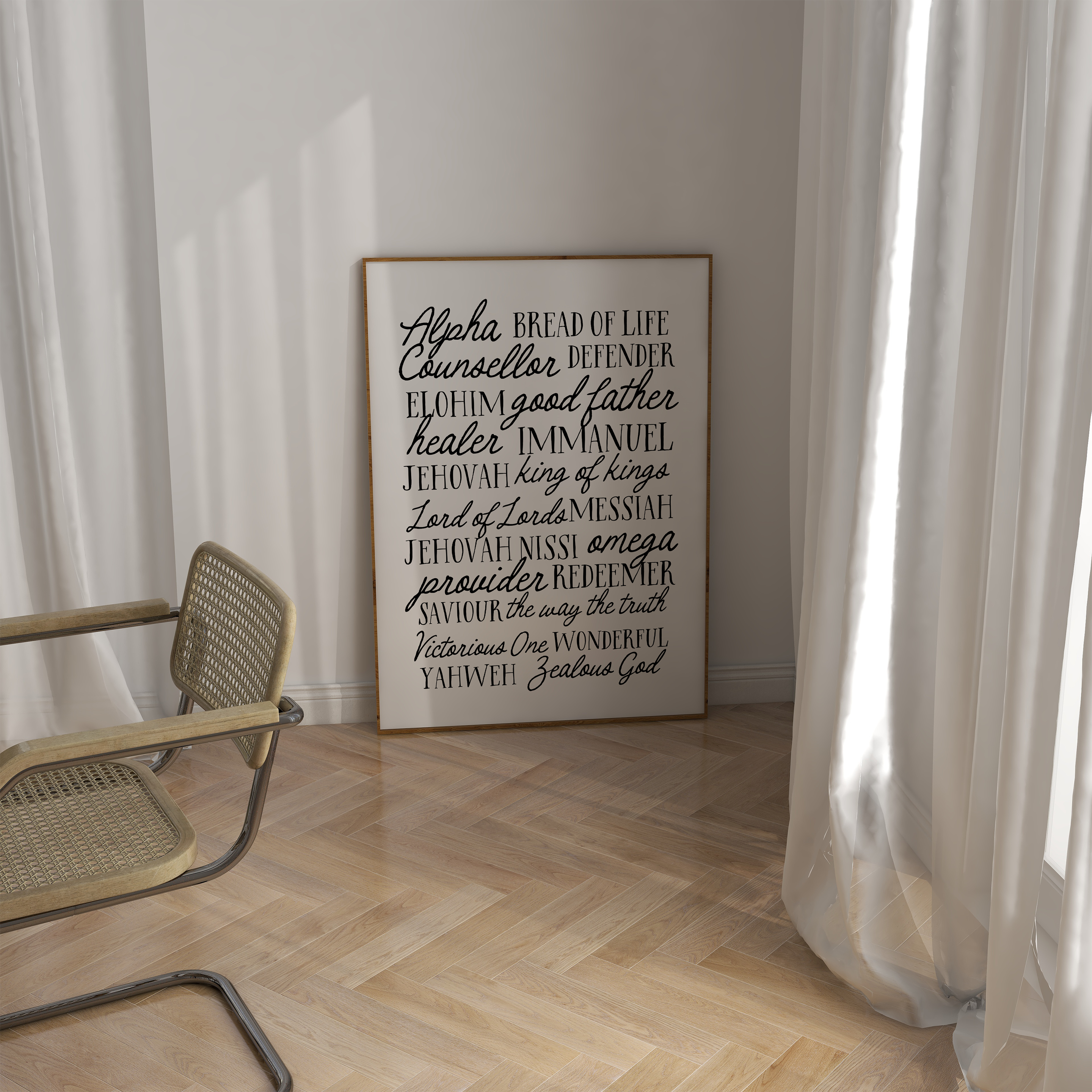 Names of God Art Print