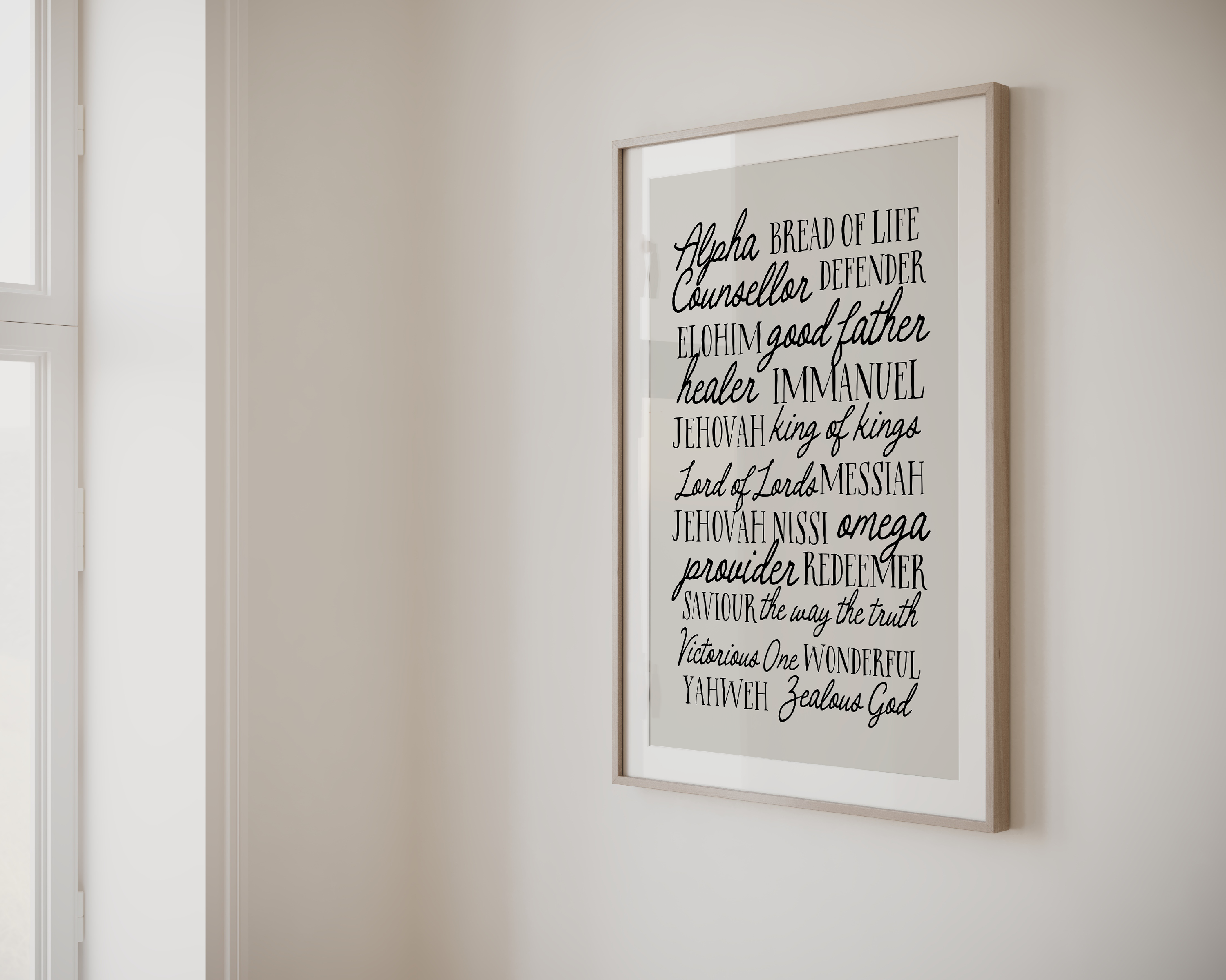 Names of God Art Print