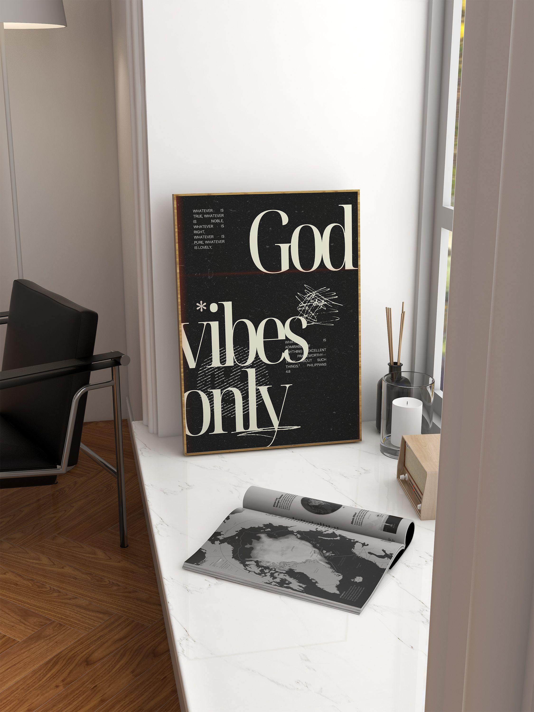 God Vibes Only Art Print