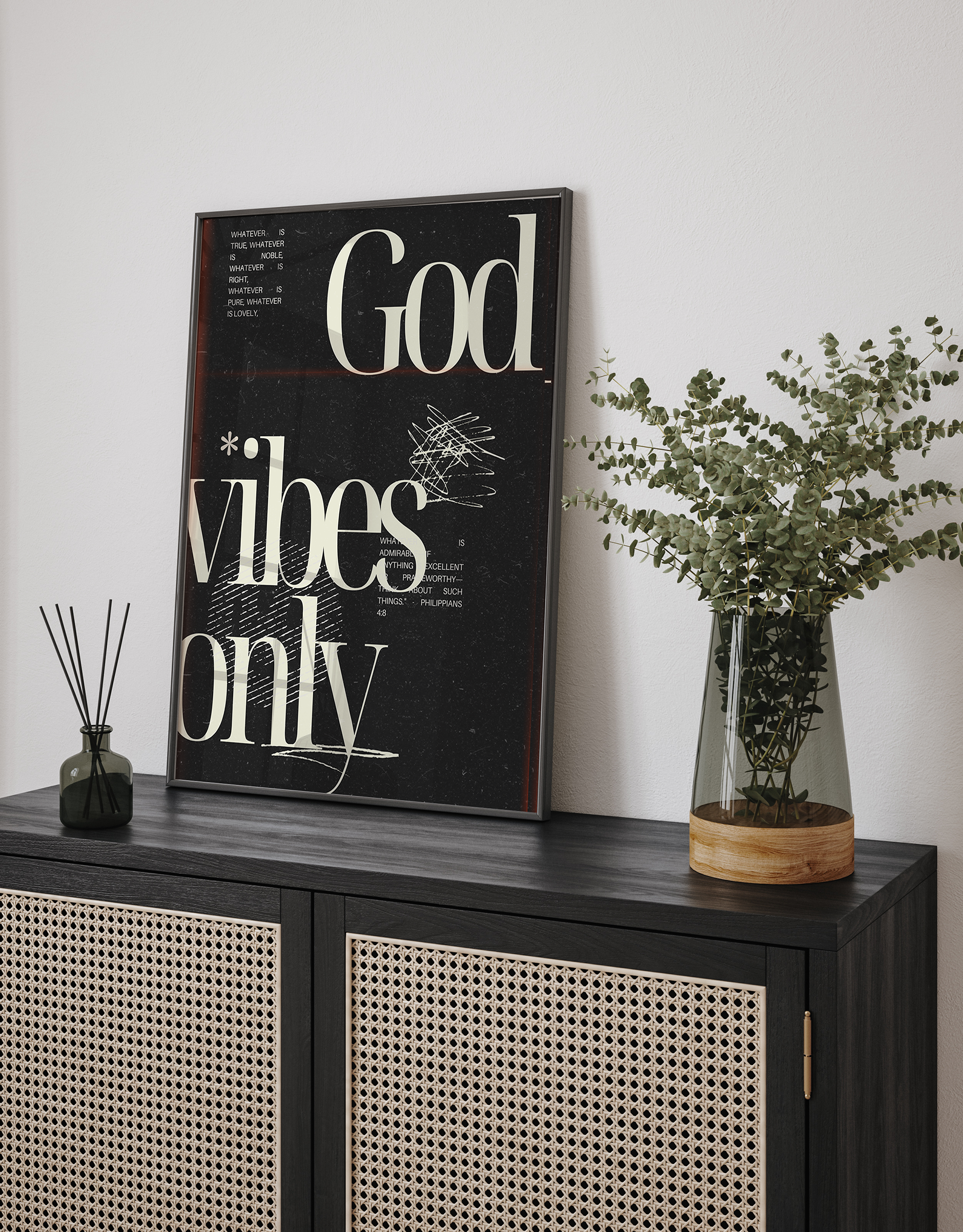 God Vibes Only Art Print