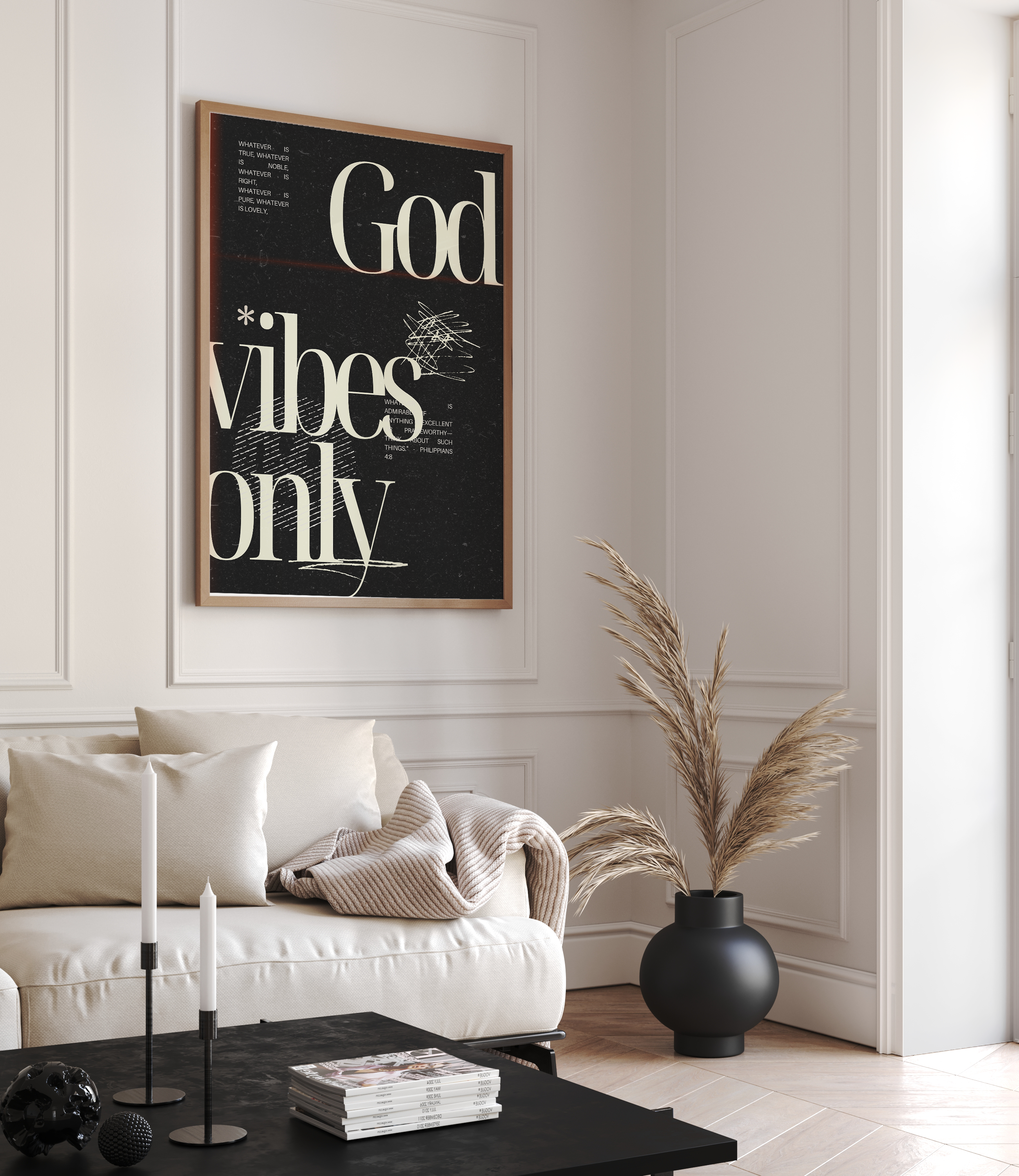 God Vibes Only Art Print