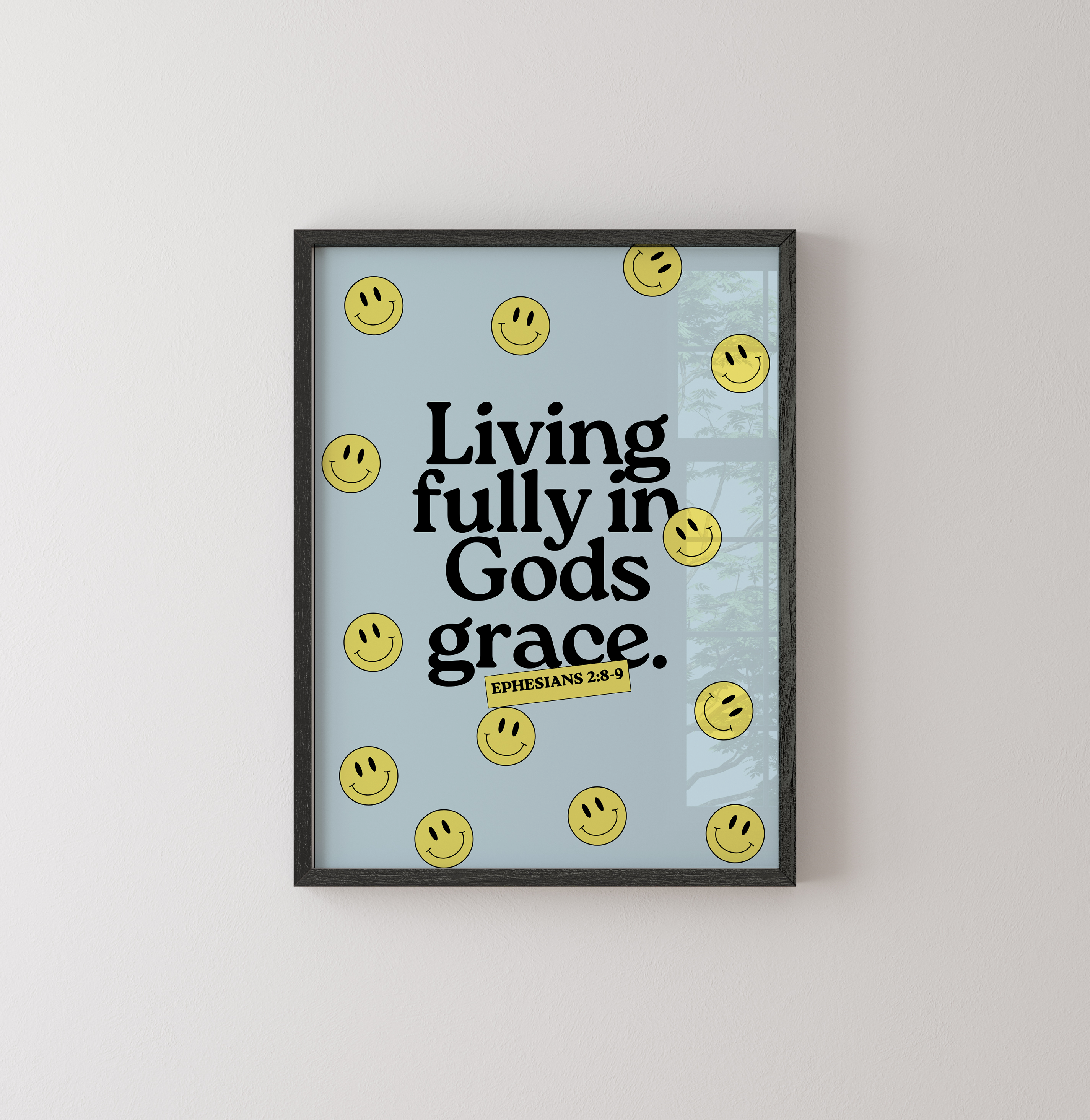 Living Fully in God's Grace-  Christian Art Print