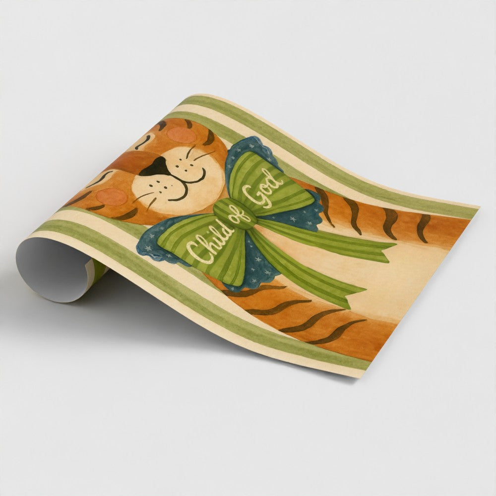 "Child of God" Tiger Kids Christian Art Print