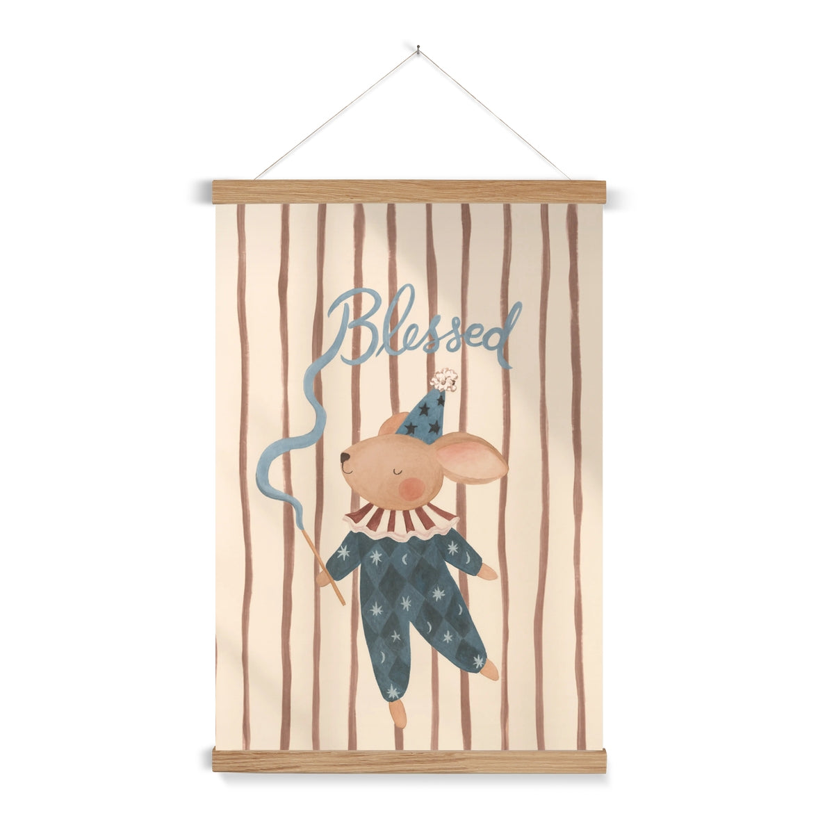 "Blessed" Circus Bunny Art Print