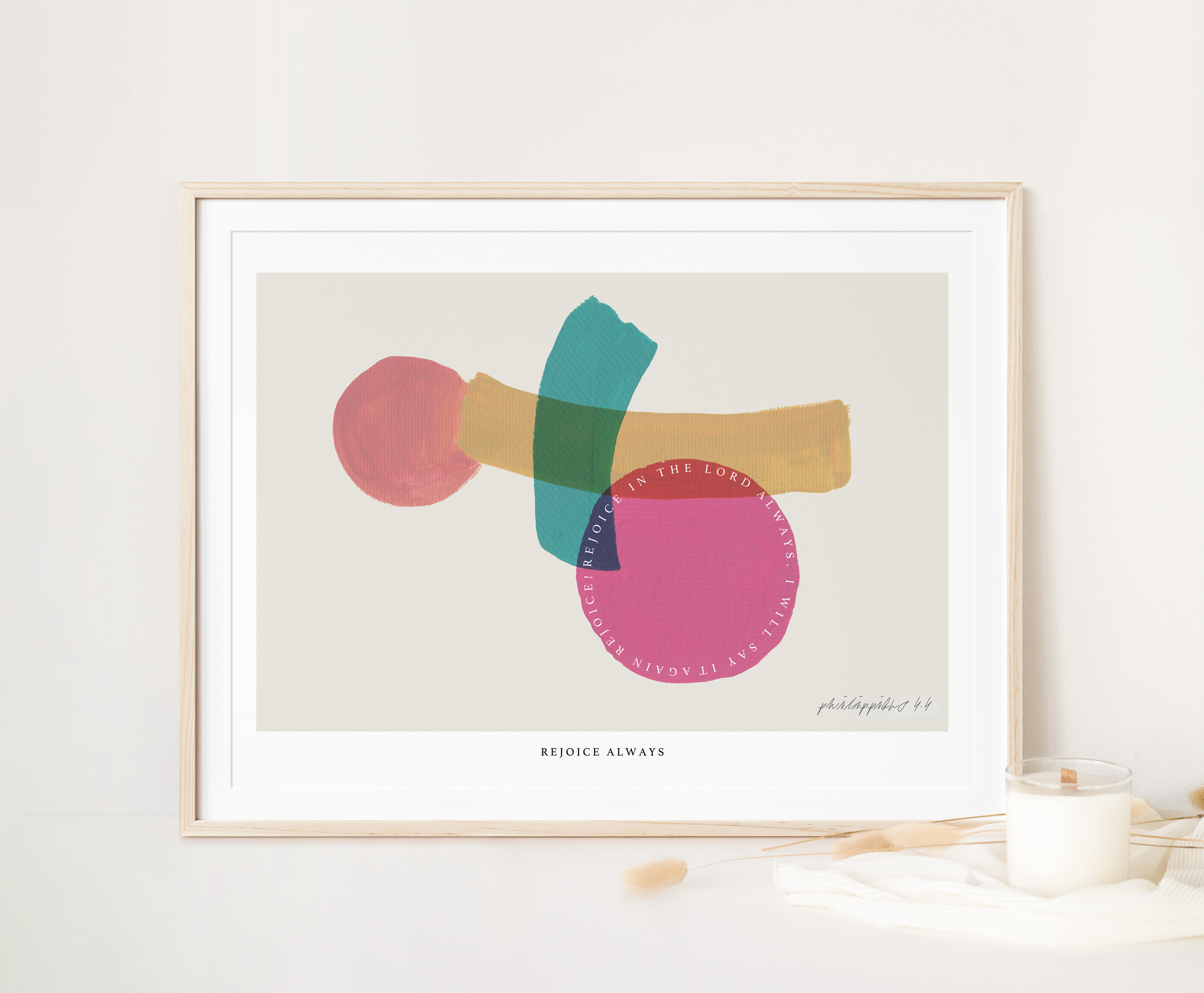 Infinite Joy Abstract Art Print