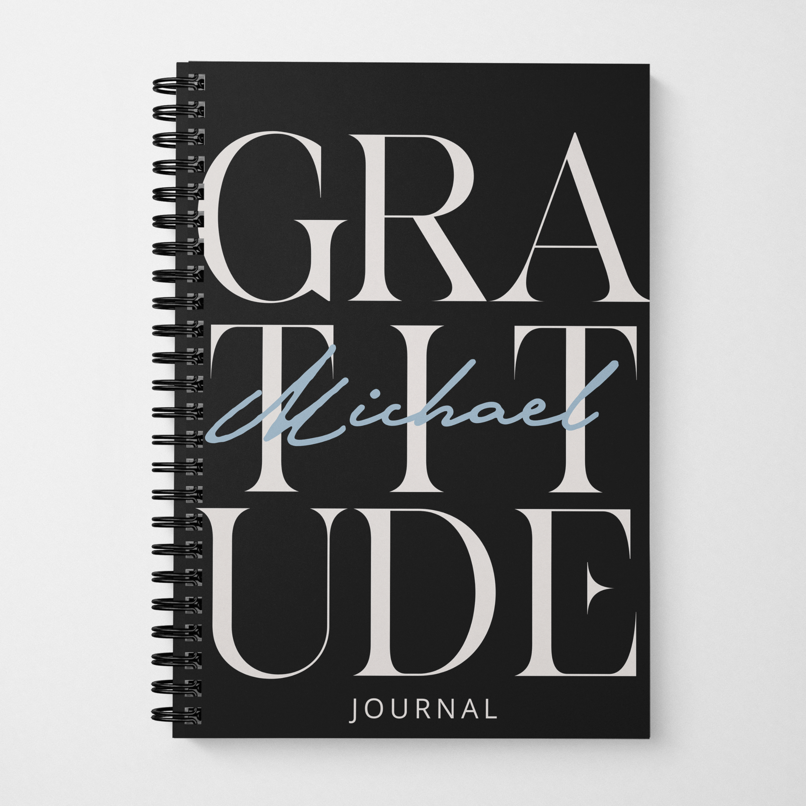 Gratitude Journal-Black and Blue