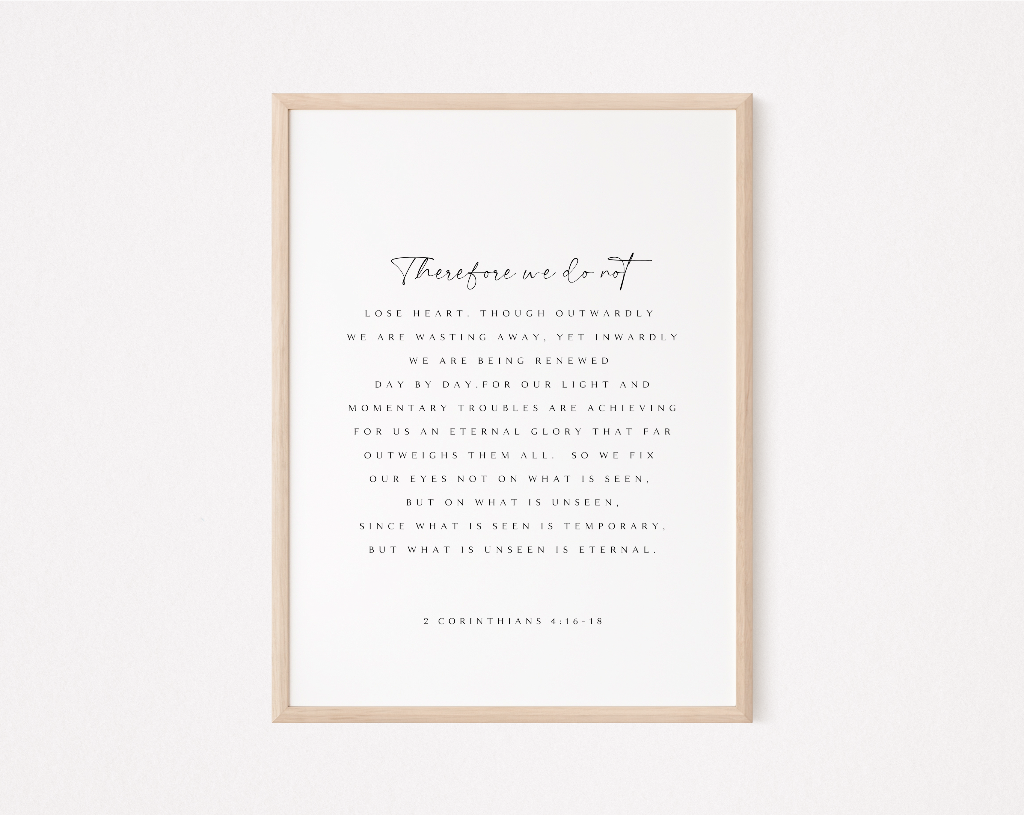 Scripture Wall art