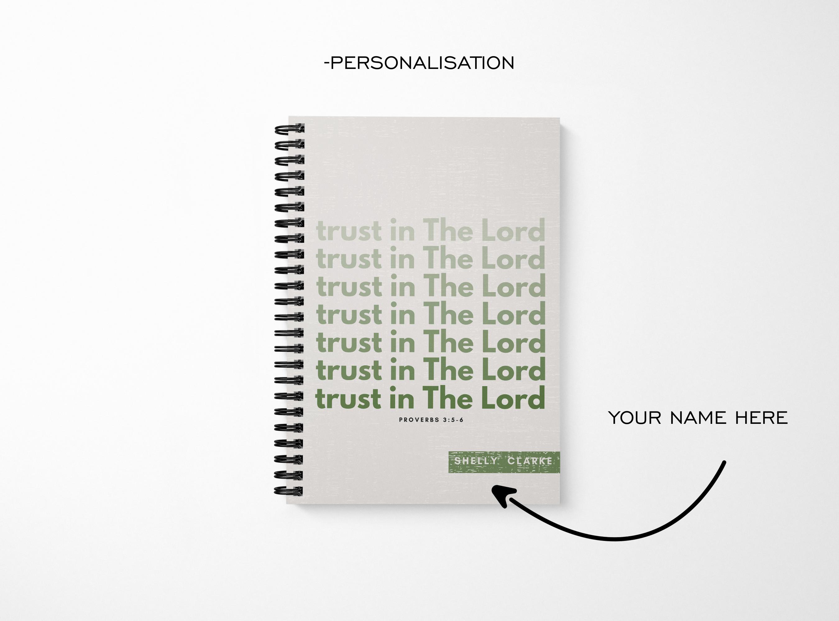 Trust In The Lord Notebook