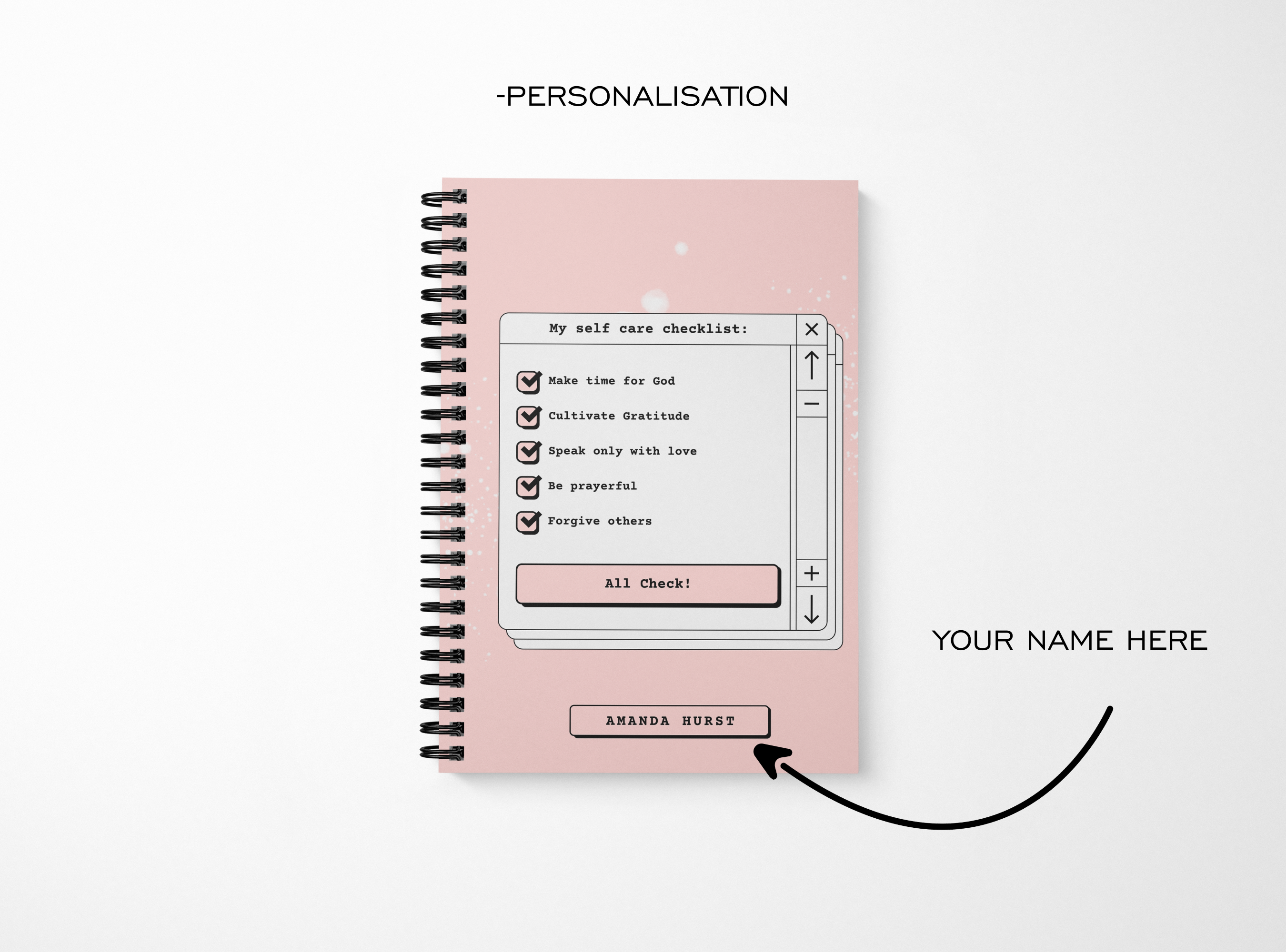 Self Care Notebook