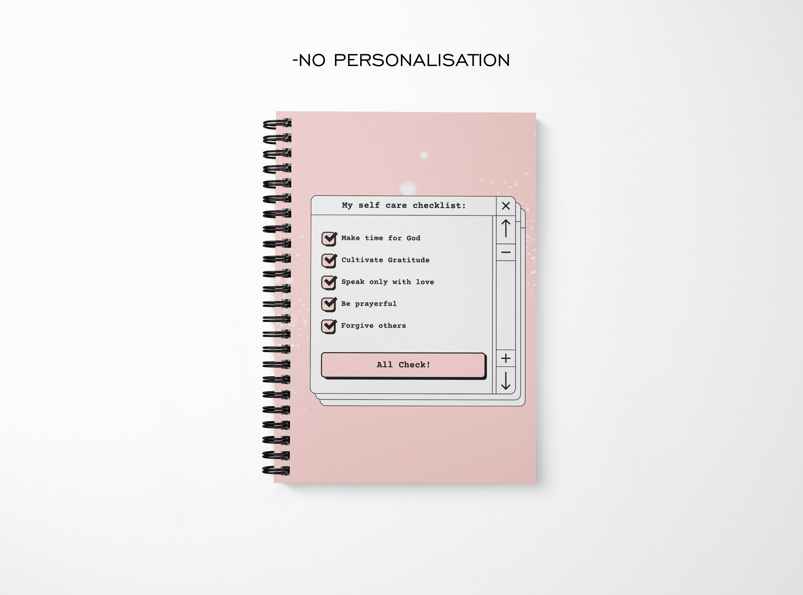 Self Care Notebook