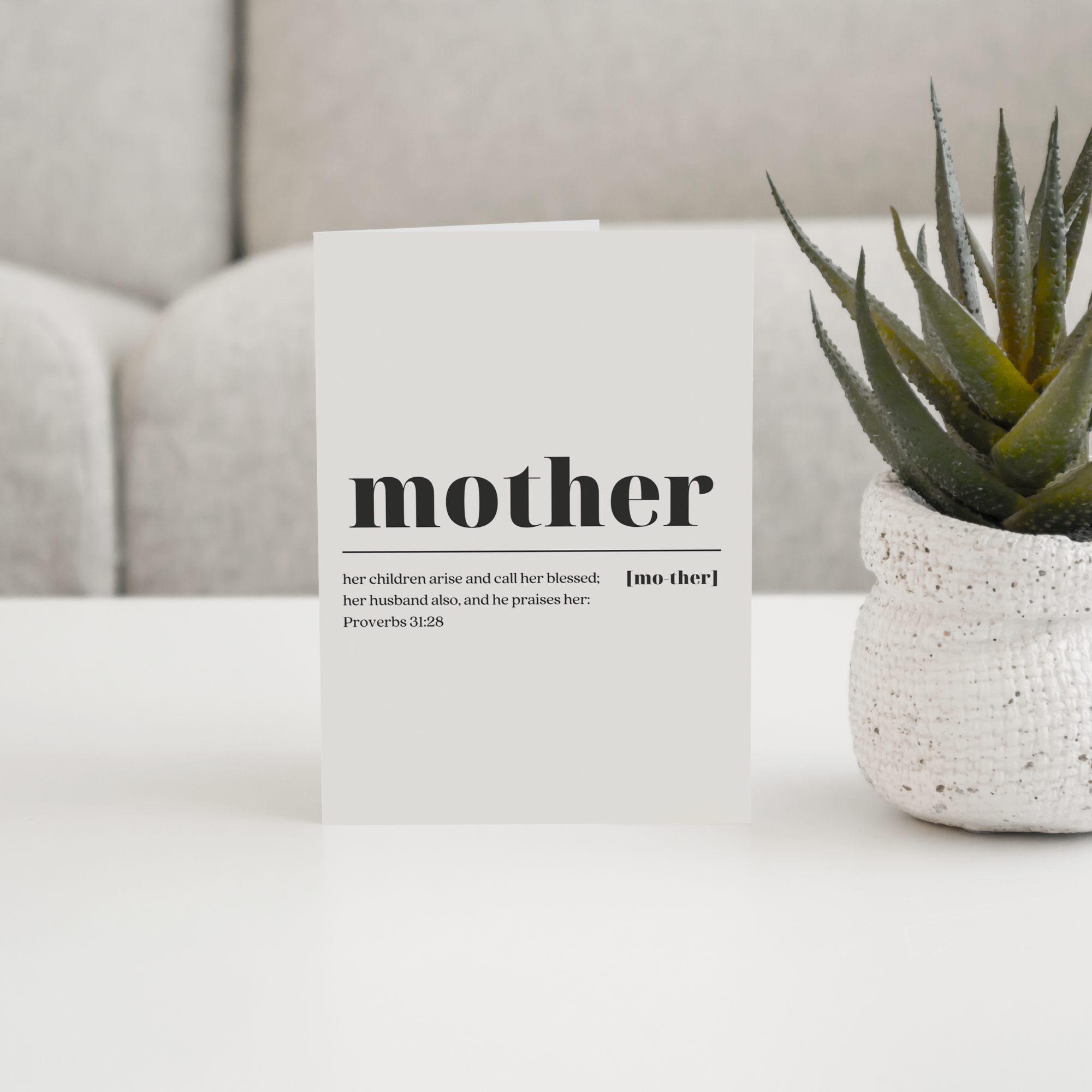 Mother Explanation Greeting Card