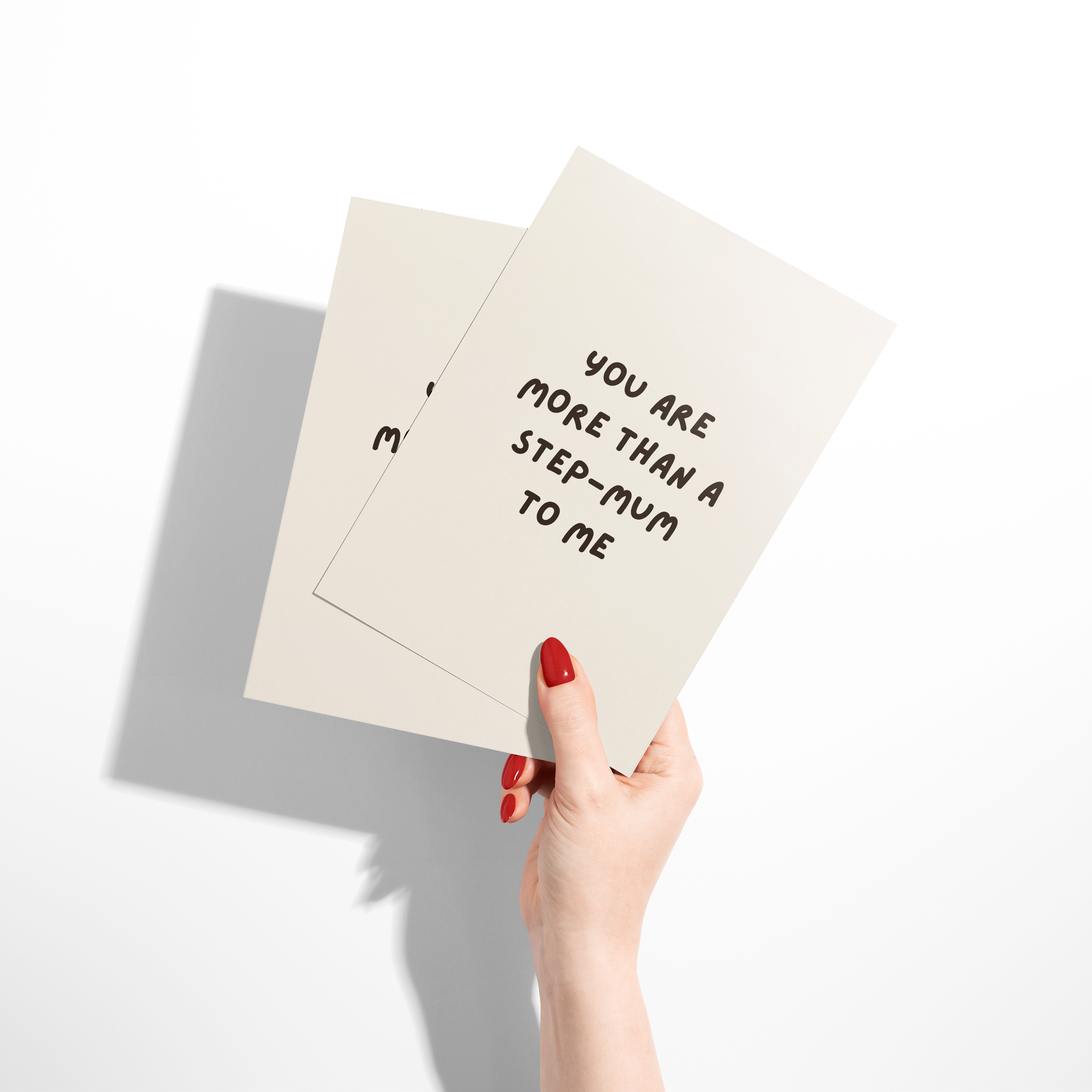 More than a step-mum Greeting Card