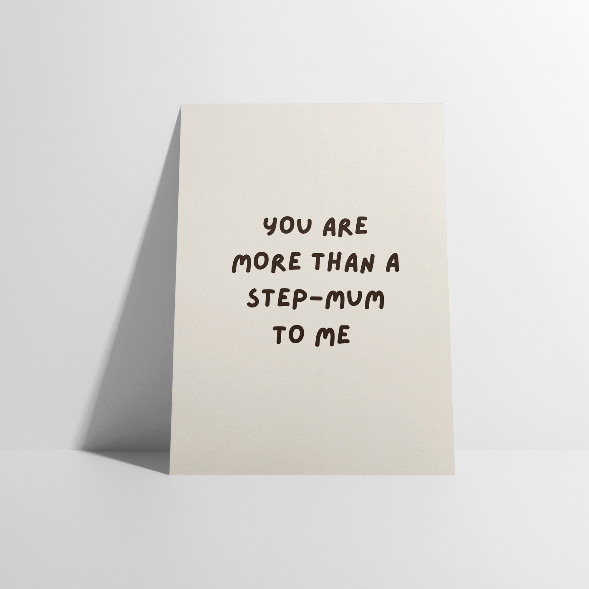 More than a step-mum Greeting Card