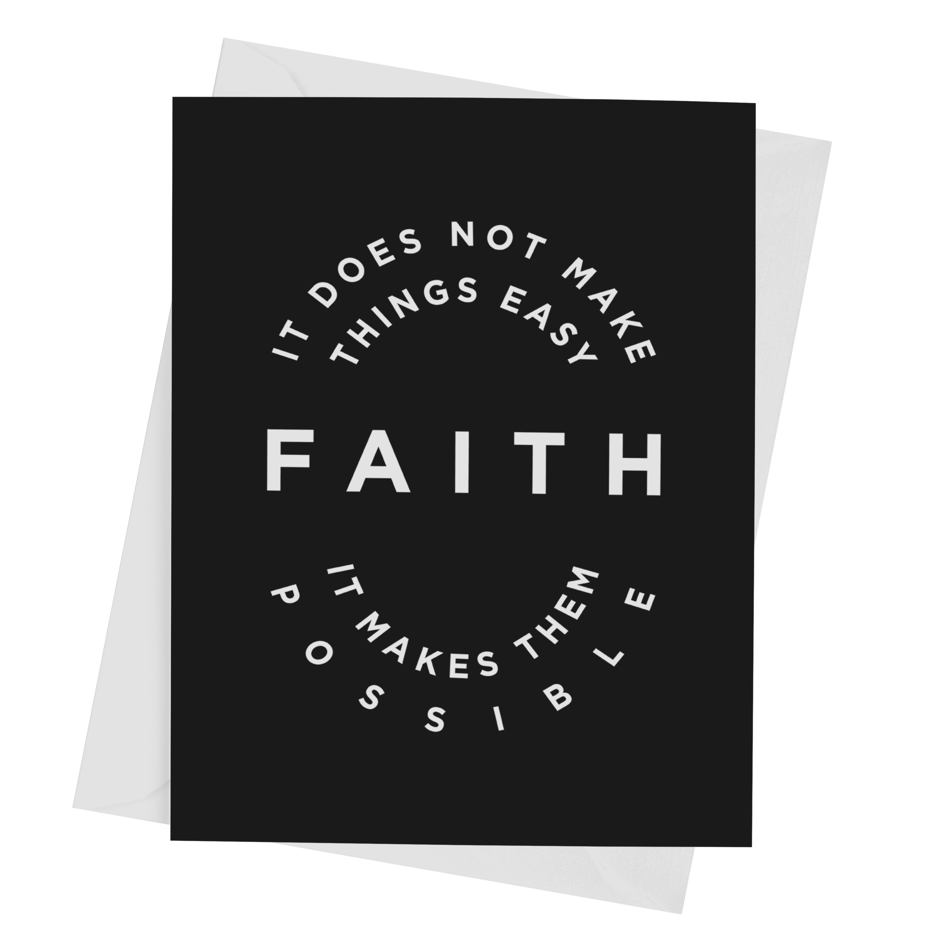 FAITH GREETING CARD