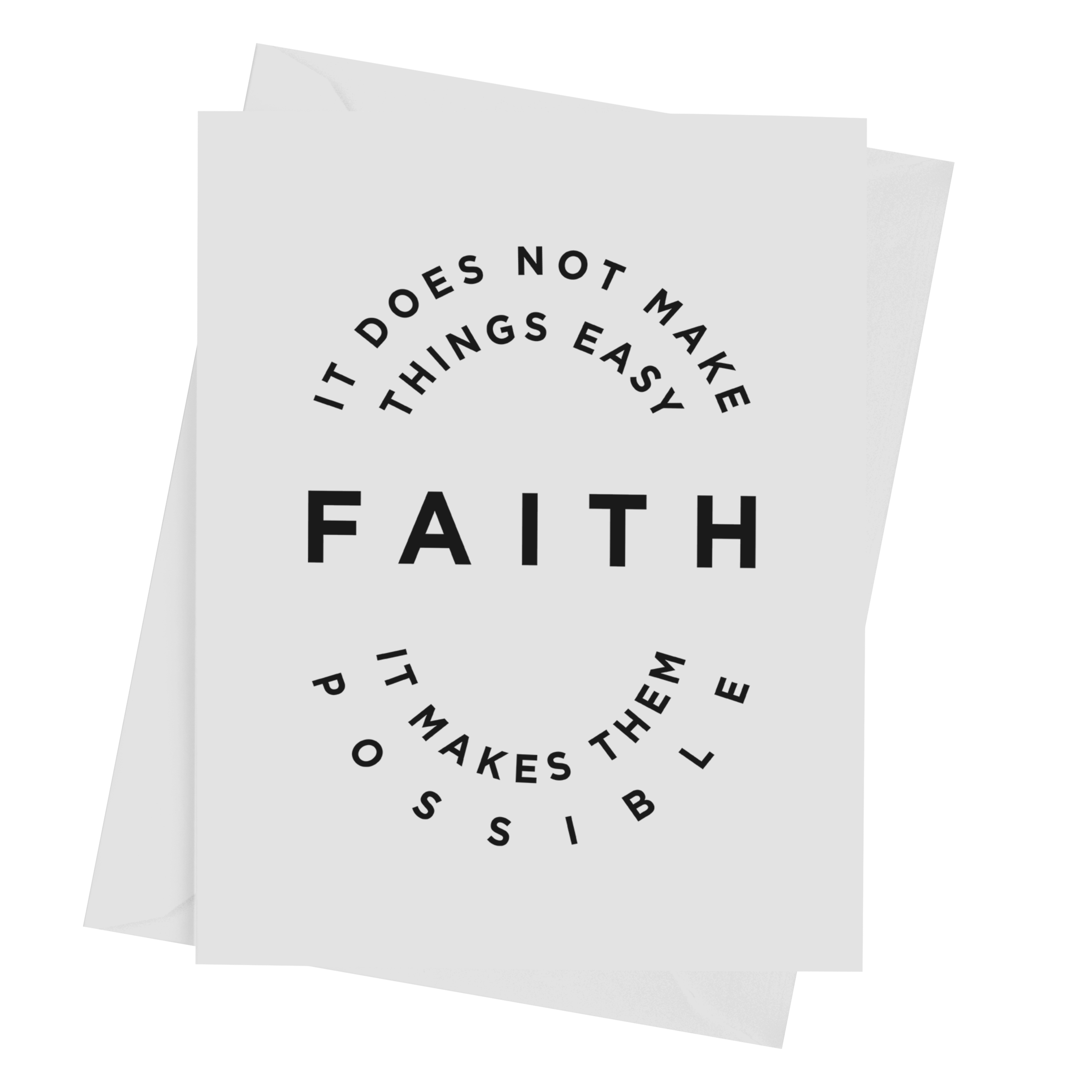 FAITH GREETING CARD