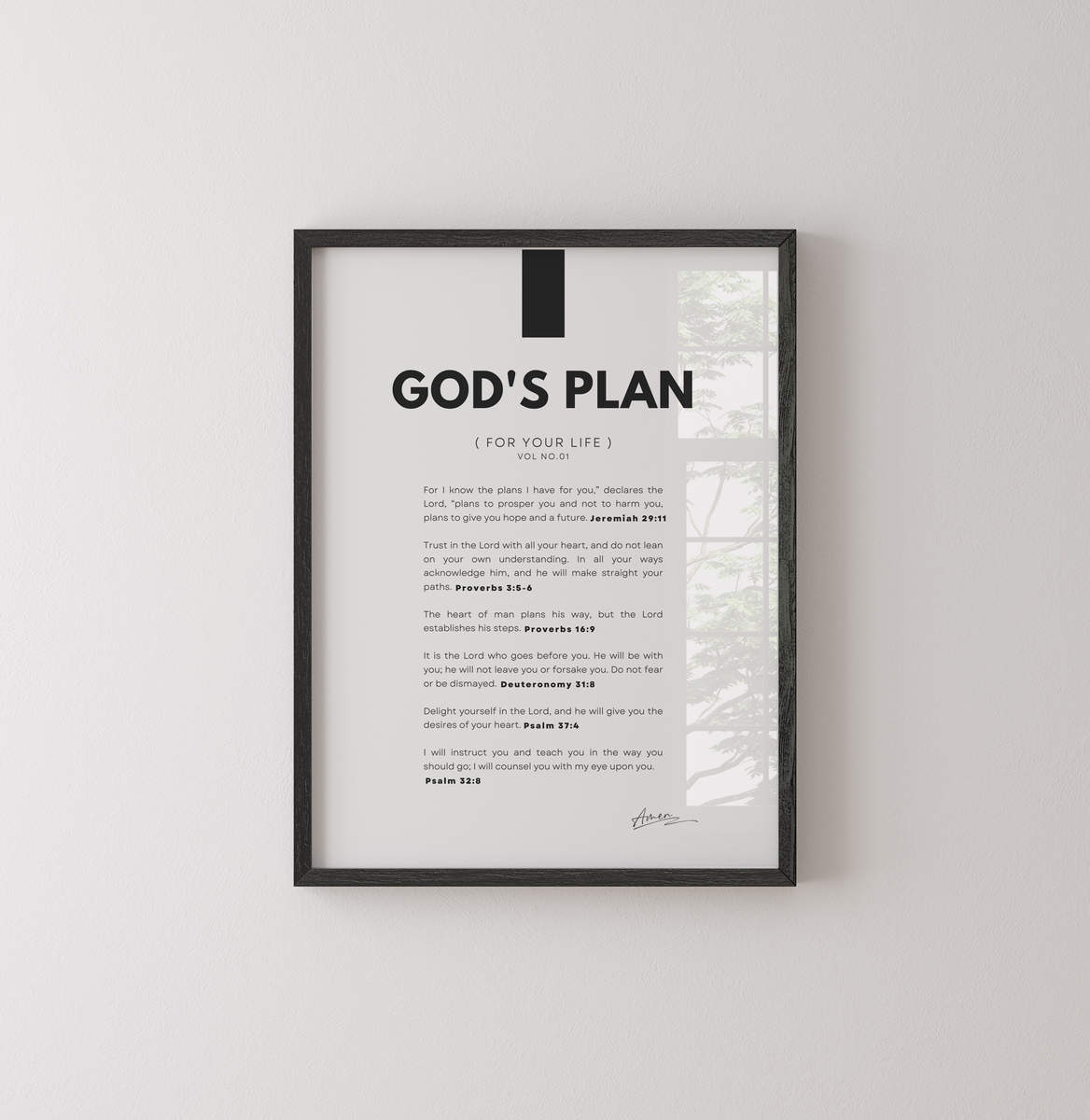 God's Plan for your Life V1 | Promises of God poster | Bible verse pri ...