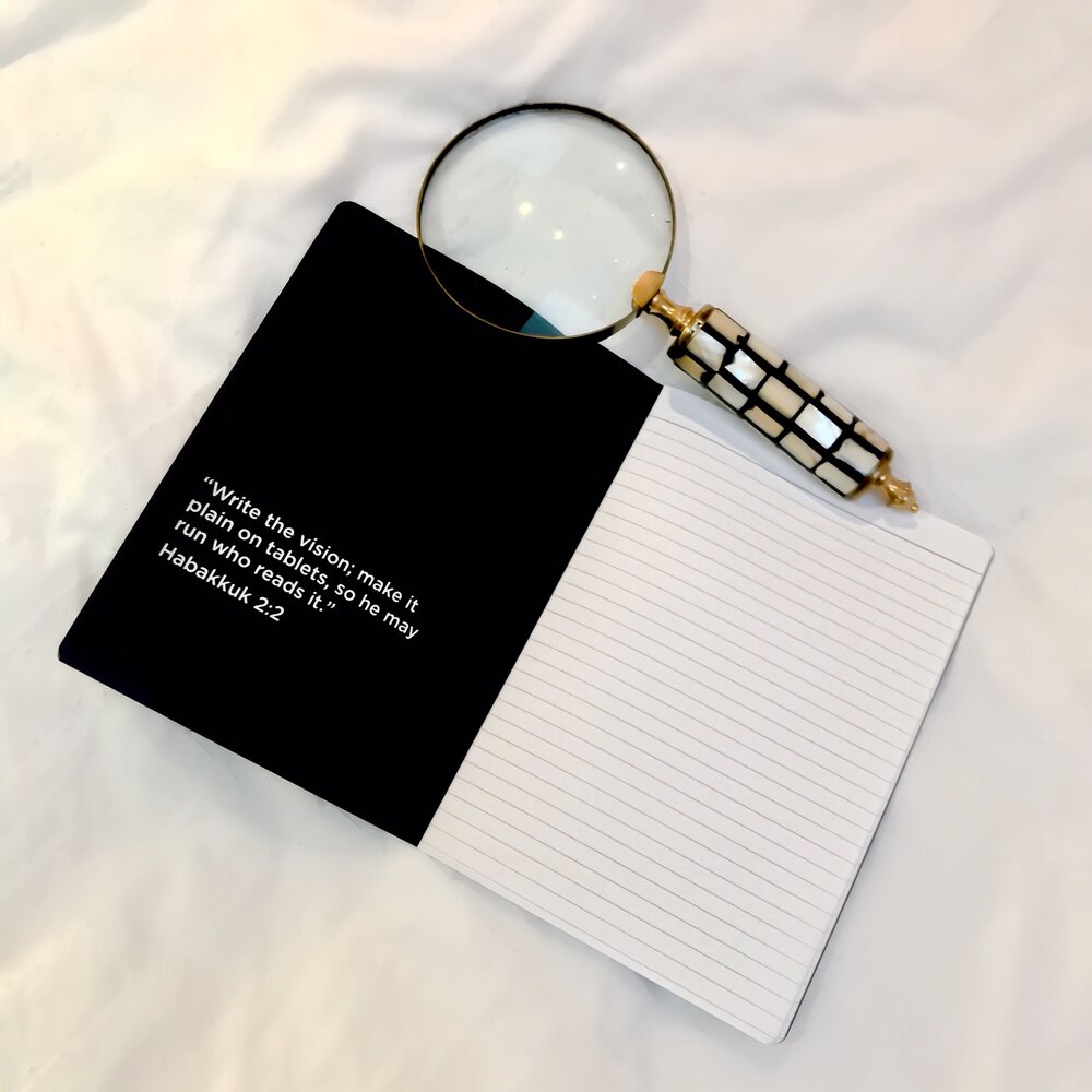 Write The Vision Gold Foiled Notebook