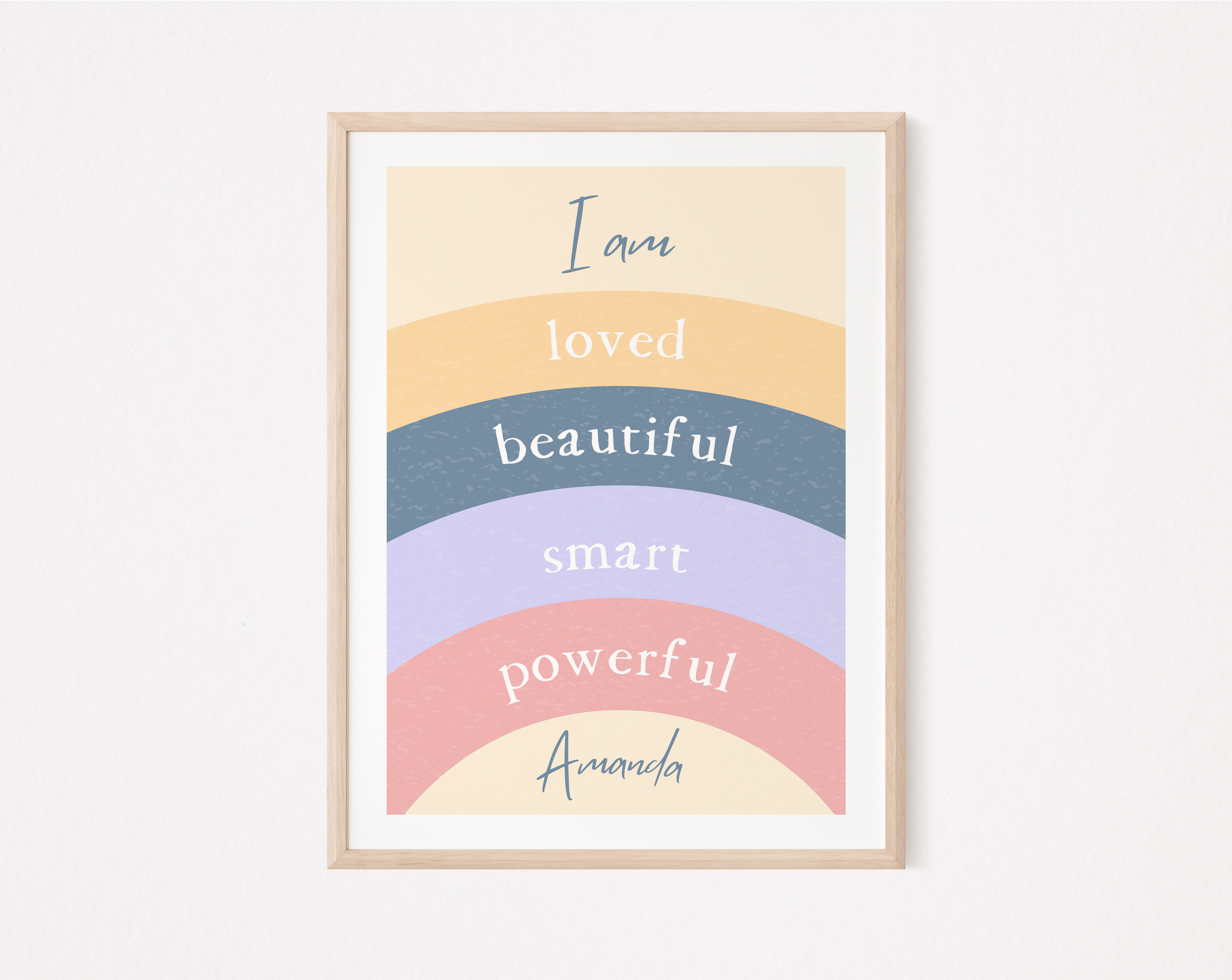 Kids Personalised Christian Poster