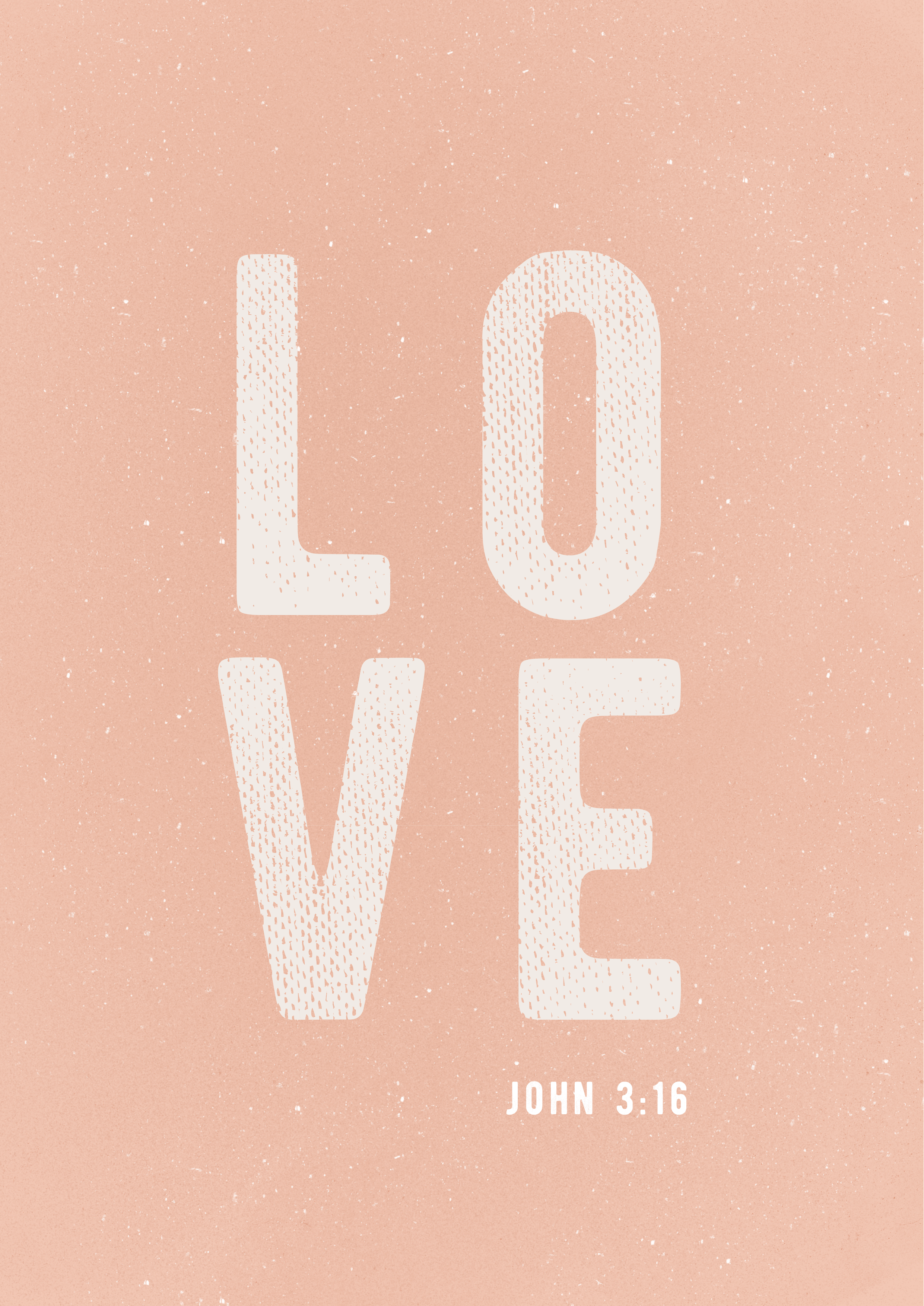 JOHN 3:16  CHRISTIAN ART PRINT