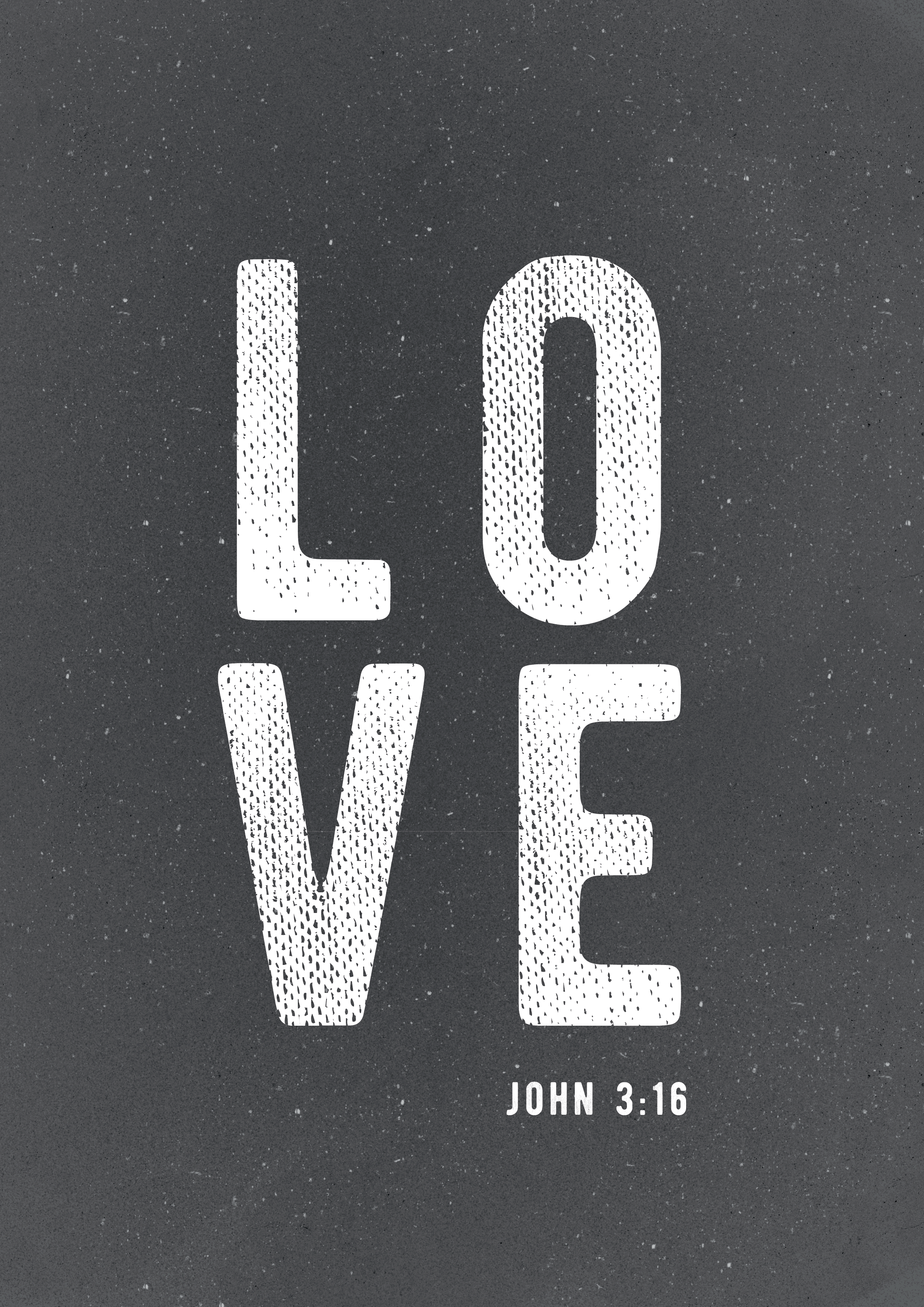 JOHN 3:16  CHRISTIAN ART PRINT