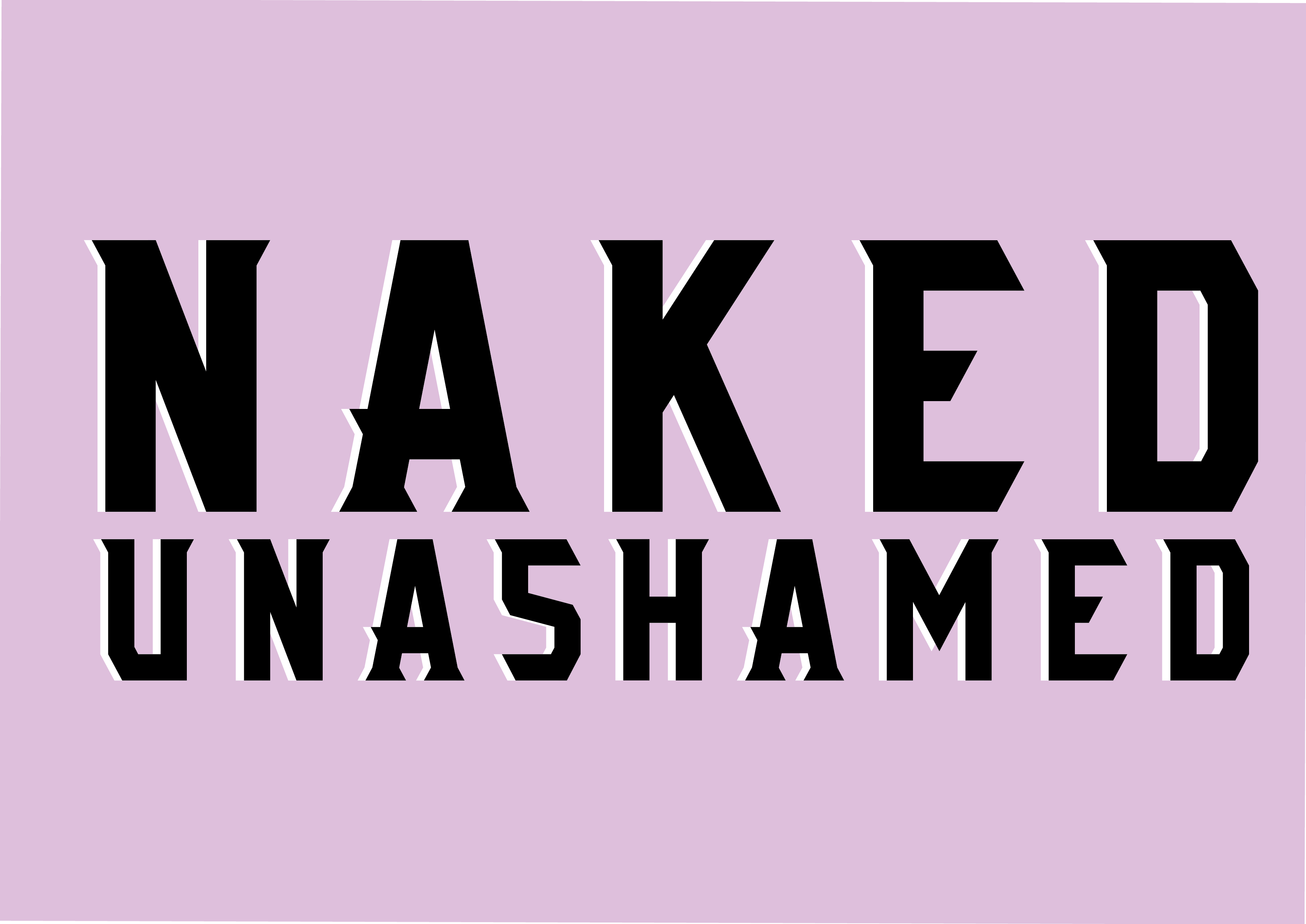 NAKED AND UNASHAMED CHRISTIAN ART PRINT