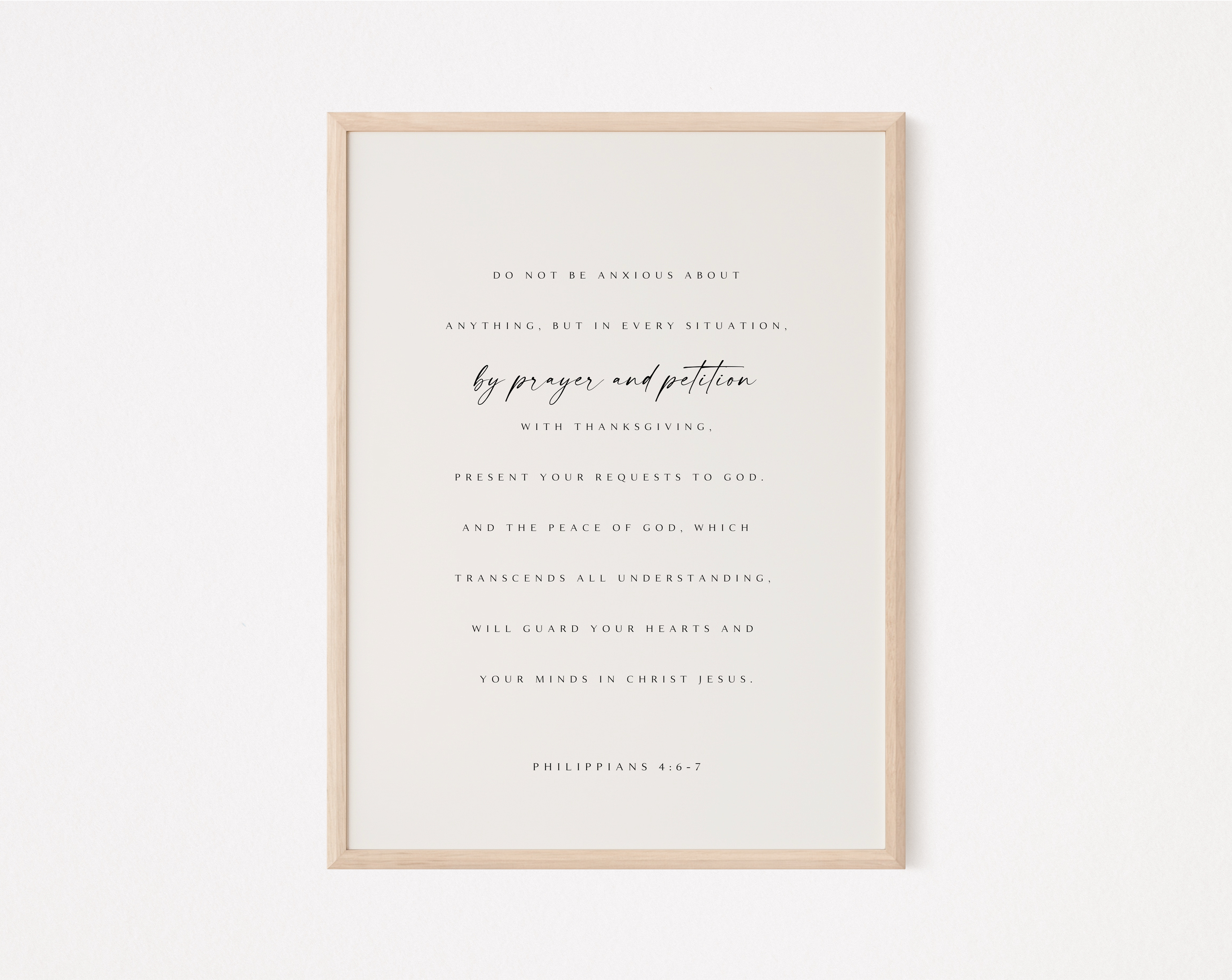 Scripture Art Print