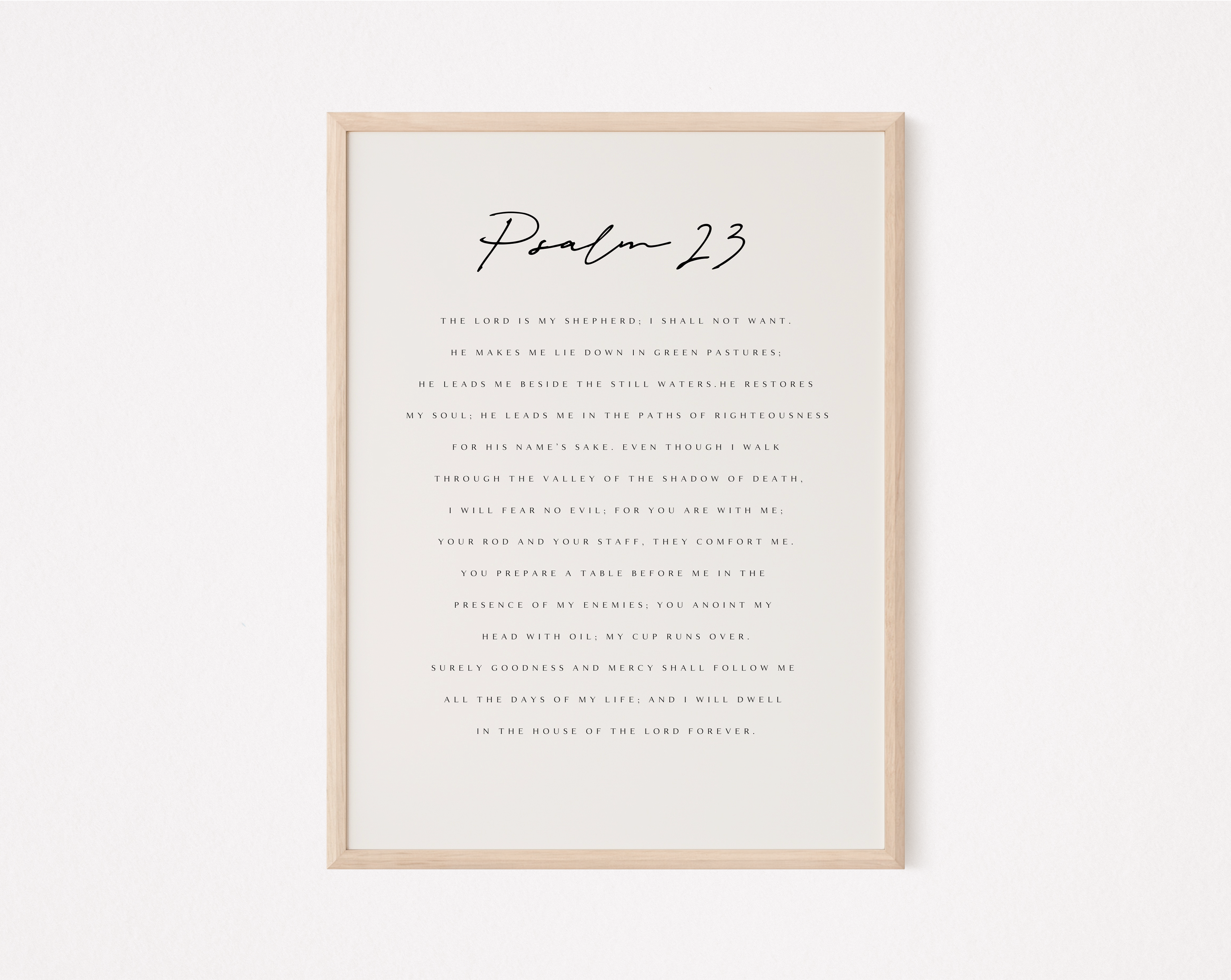 Scripture Art Print