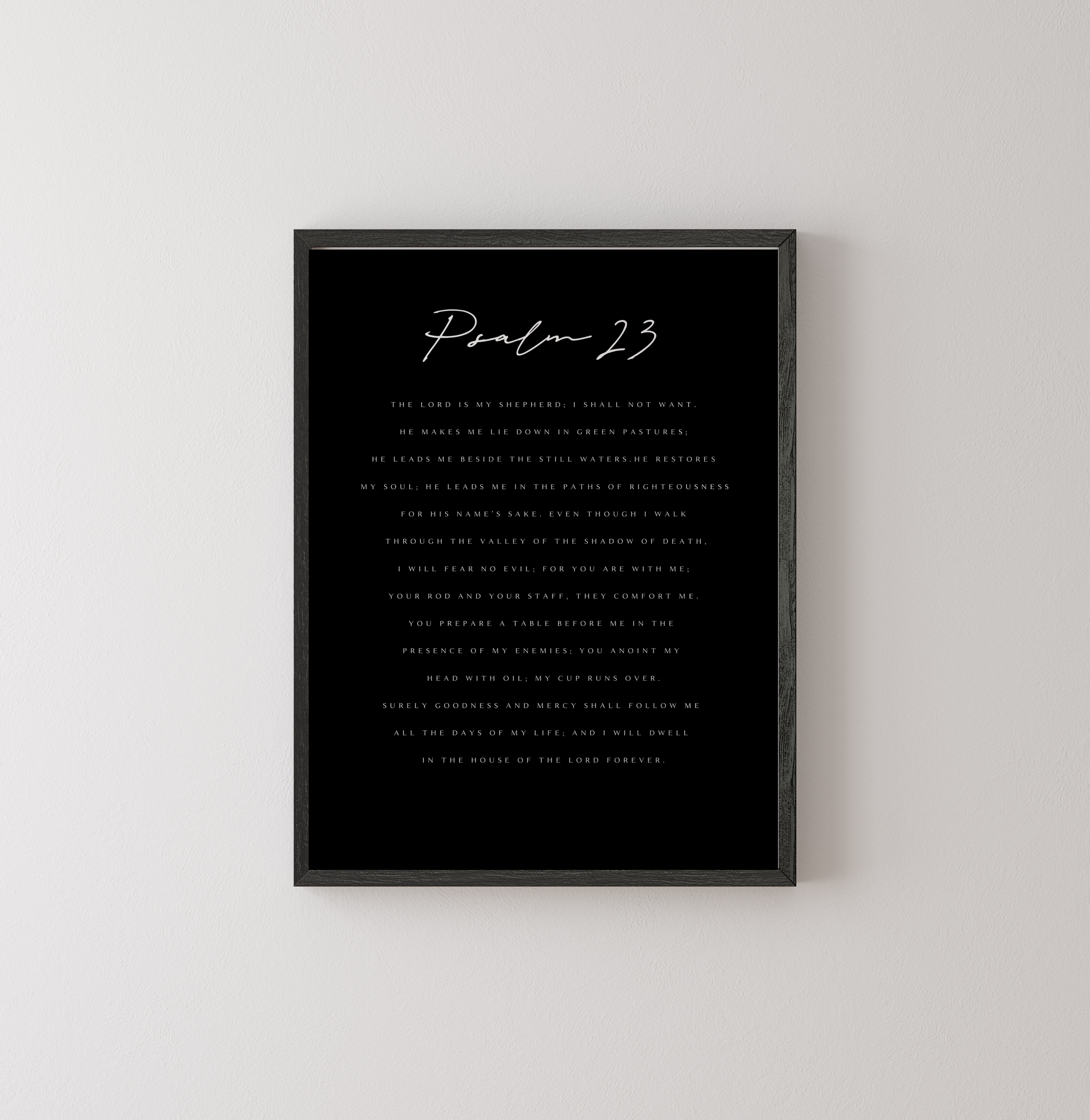 Scripture Art Print