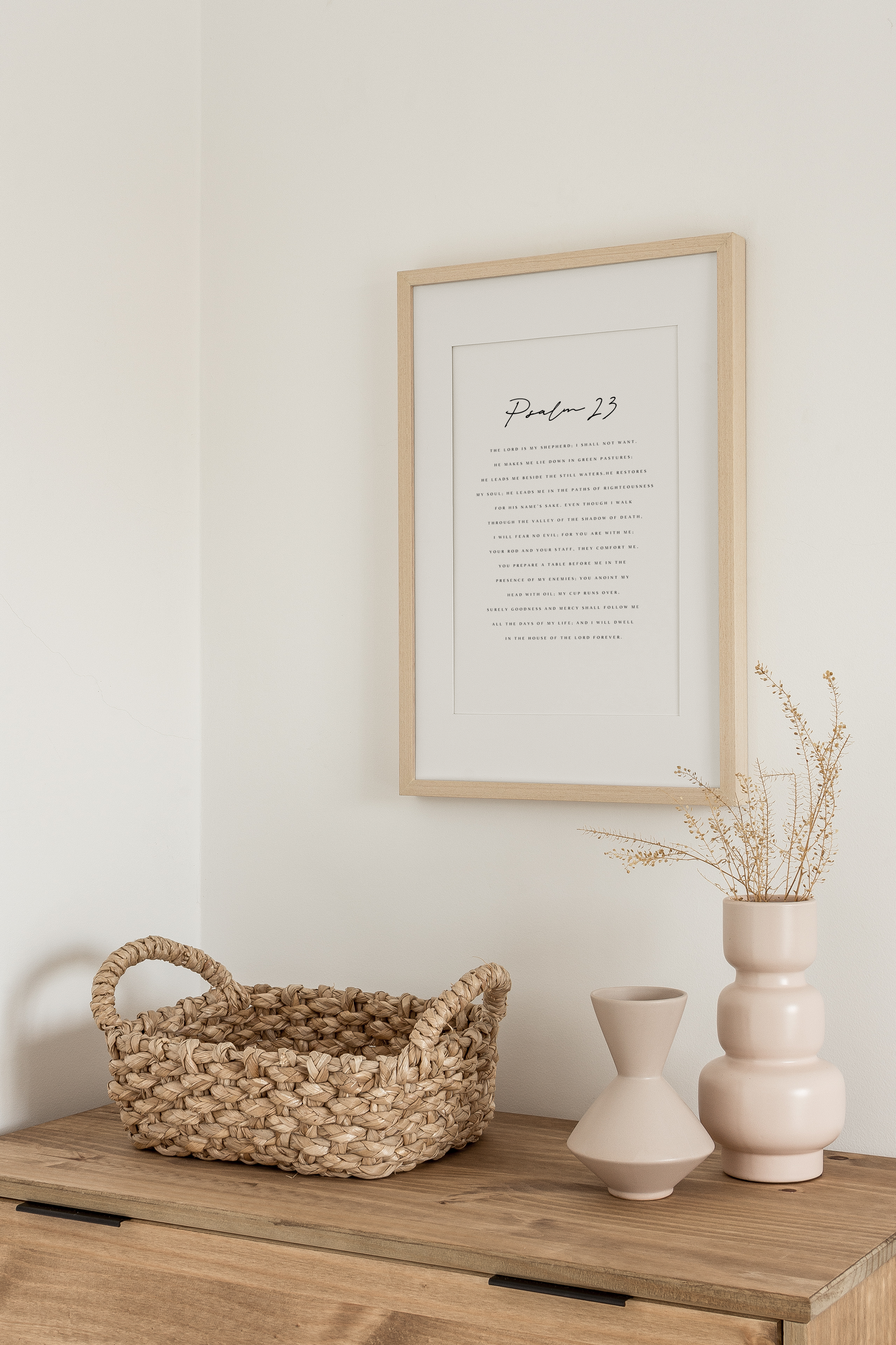 Scripture Art Print