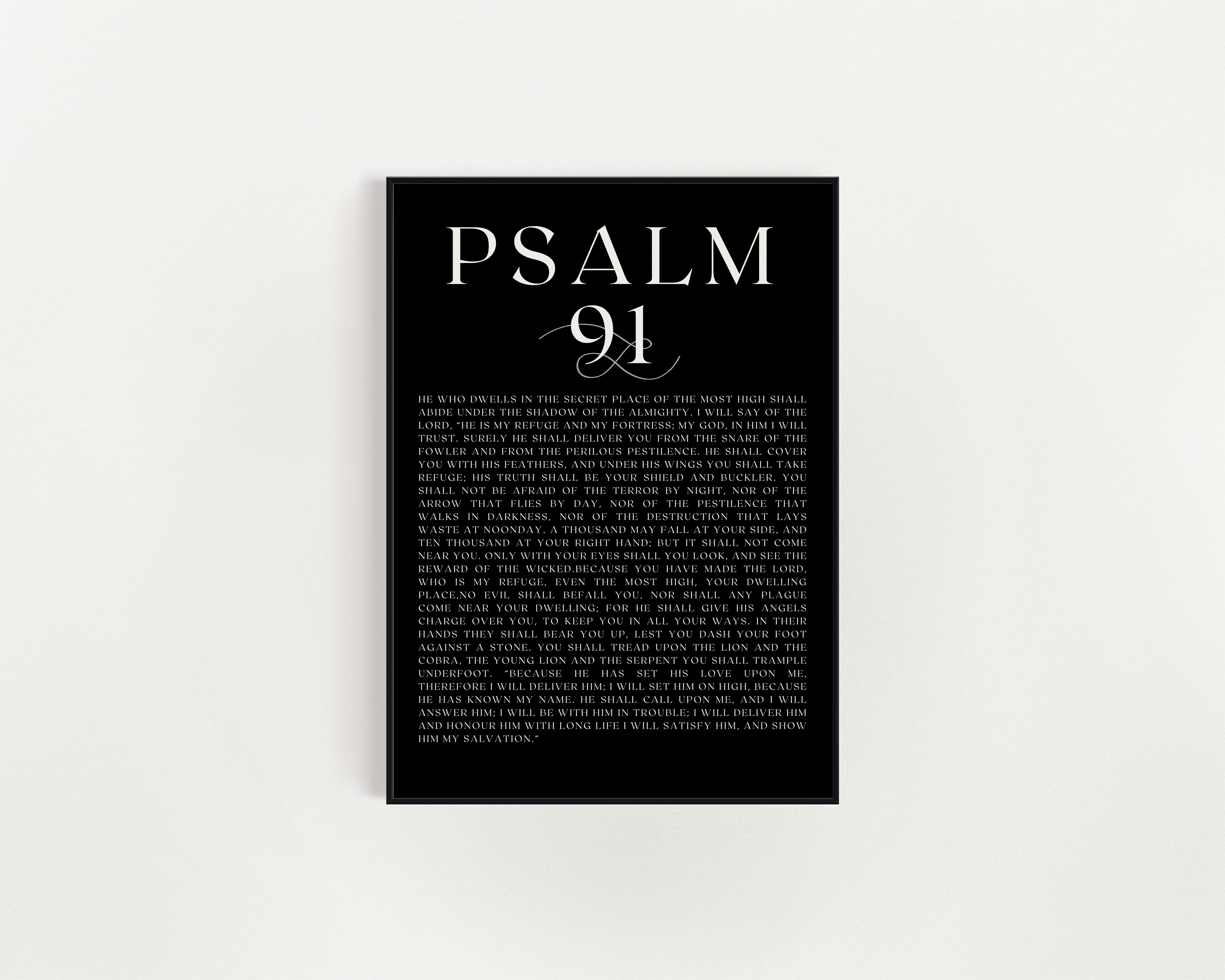 Psalm 91 Psalm 914 Bible Verse