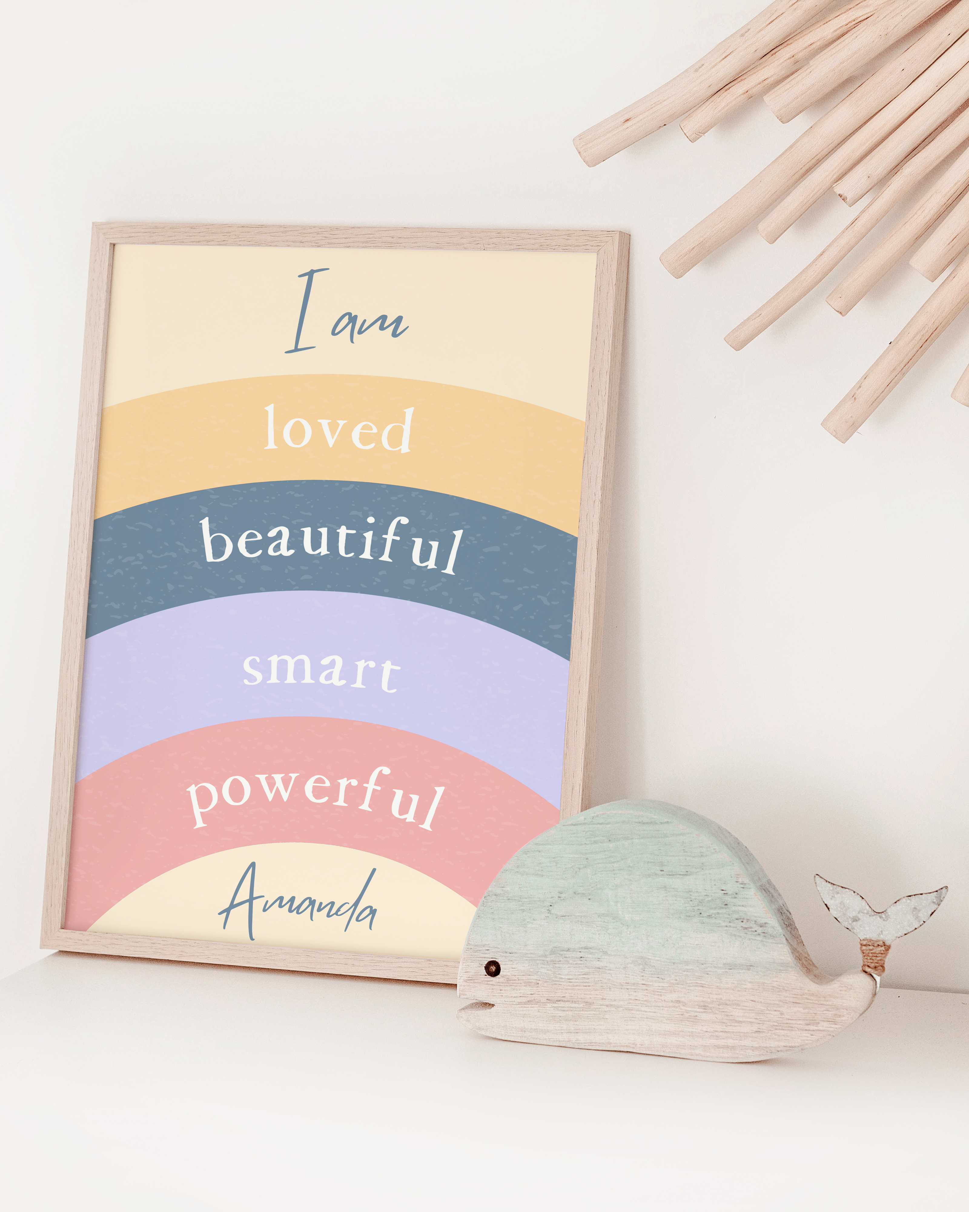 Kids Personalised Christian Poster