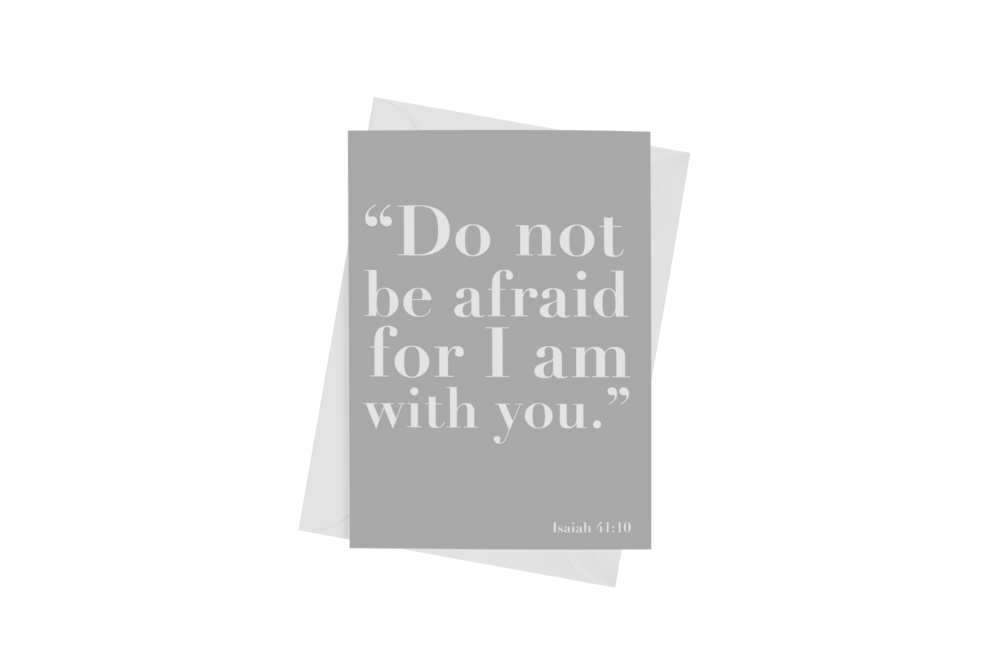 DO NOT BE AFRAID CARD