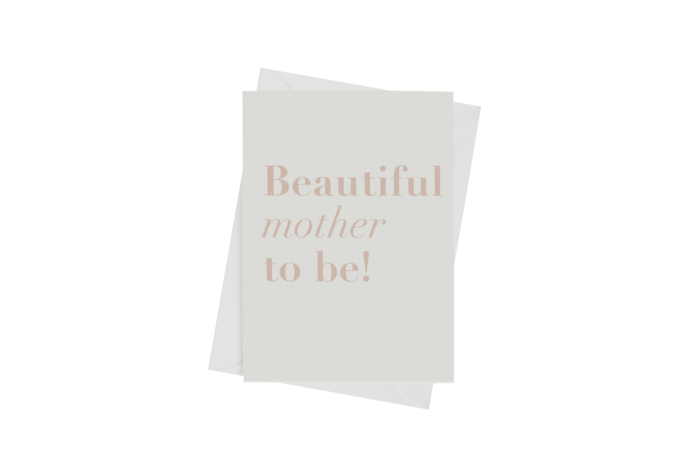 BEAUTIFUL MOTHER GREETING CARD