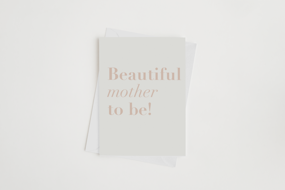 BEAUTIFUL MOTHER GREETING CARD
