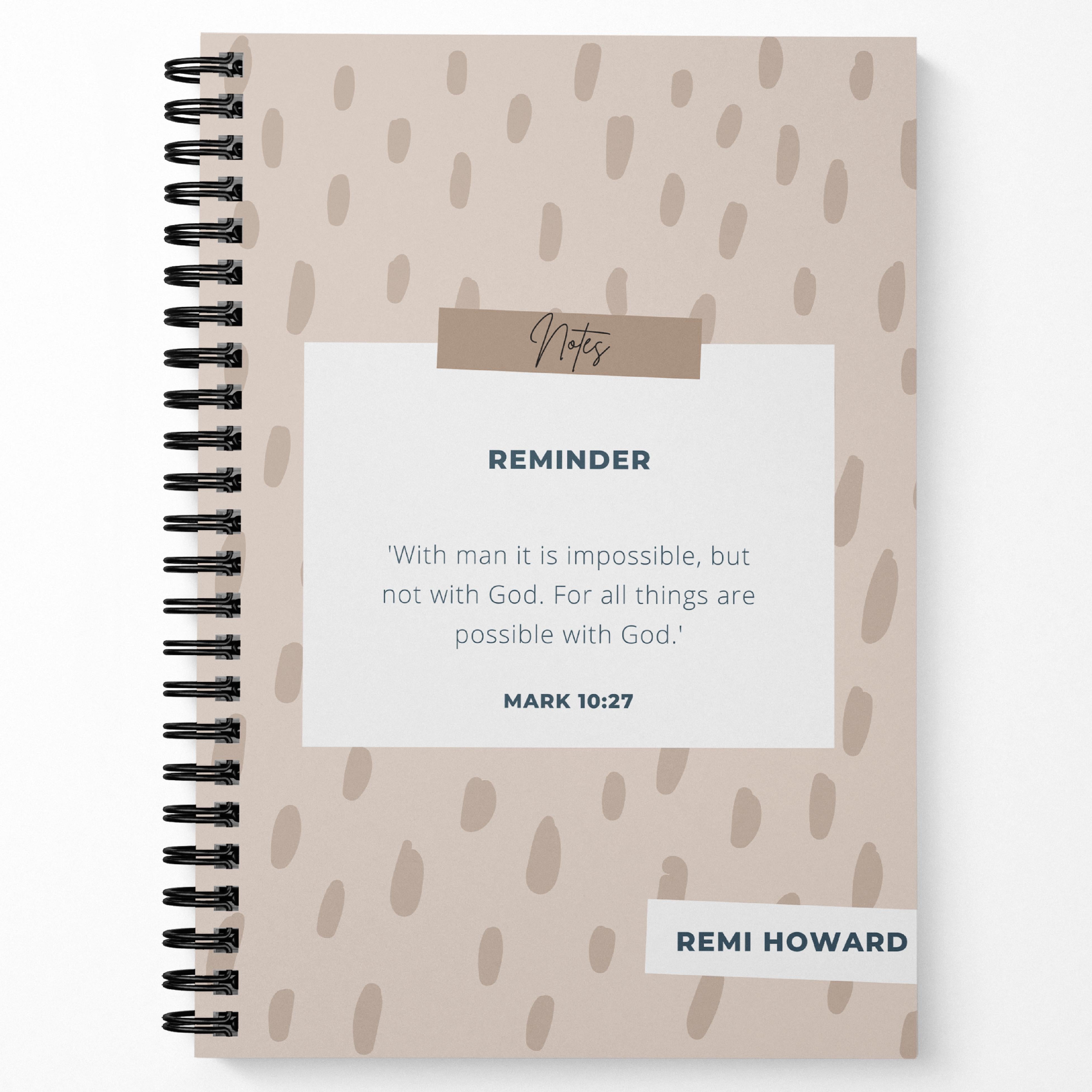Reminder Notebook