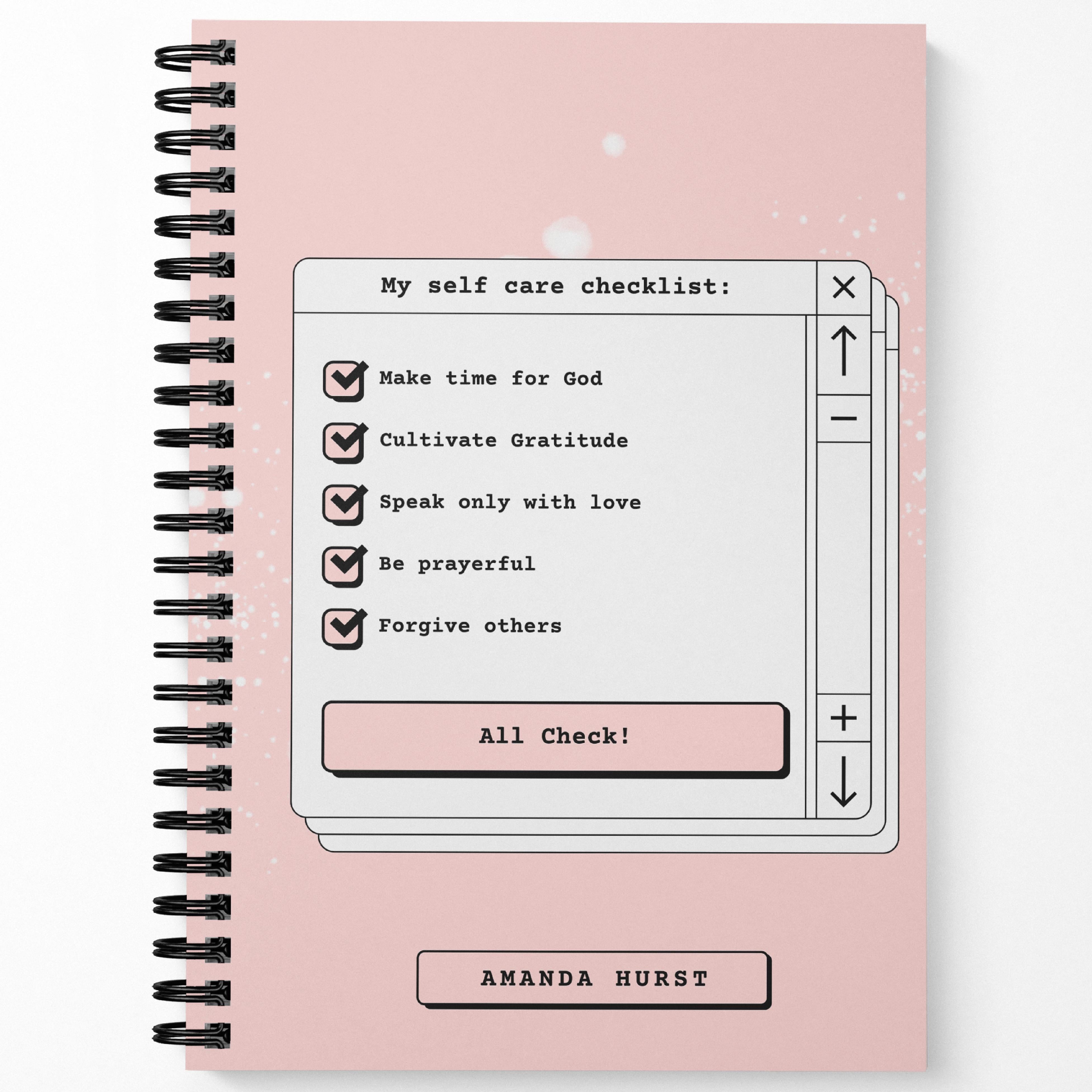 Self Care Notebook