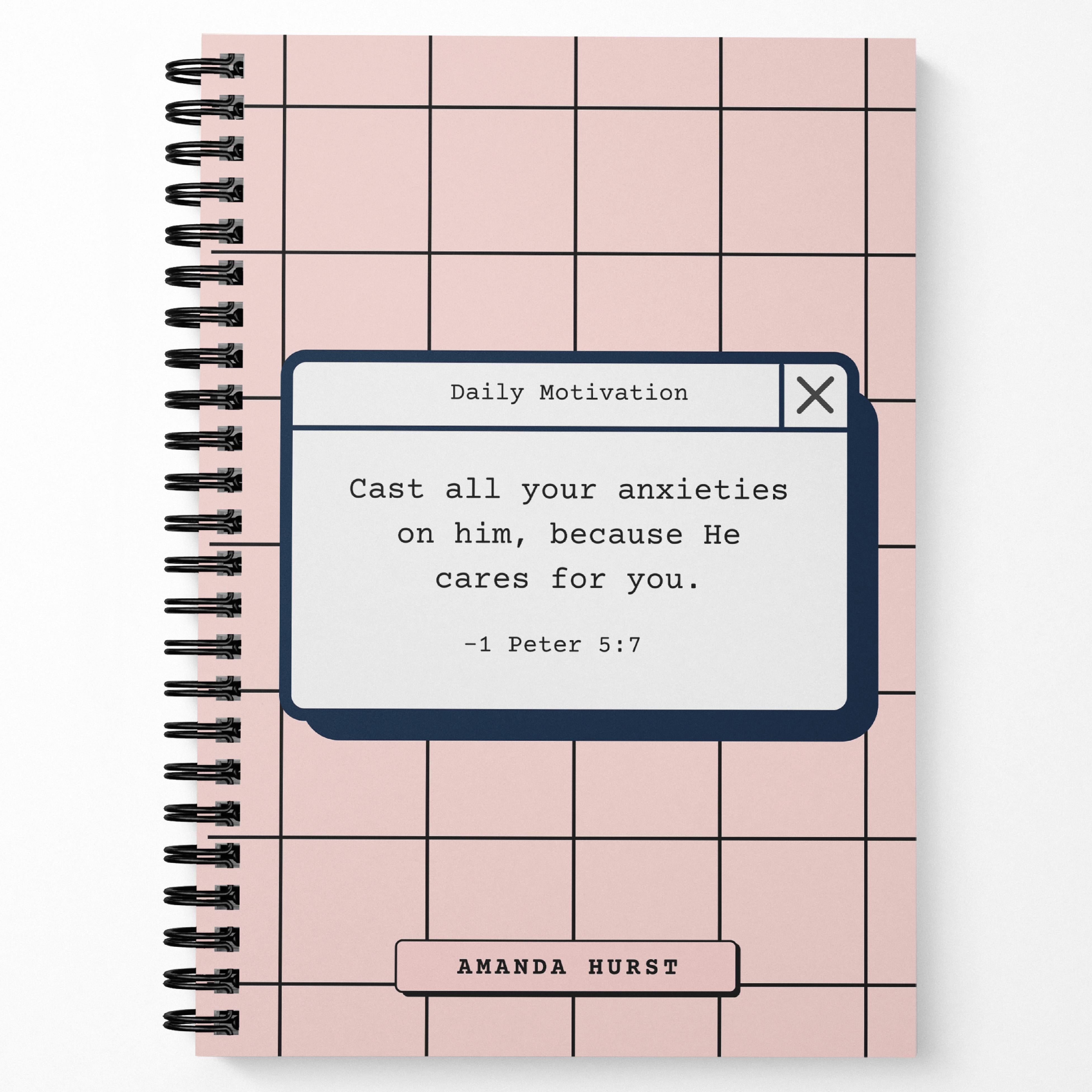 Cast Your Cares Notebook