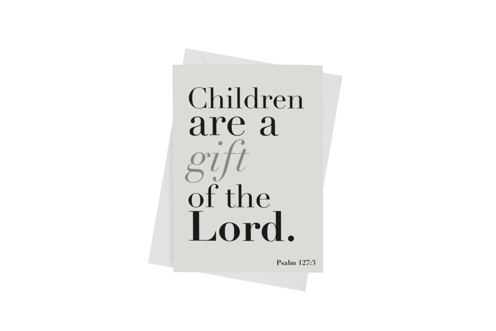 GIFT OF THE LORD CARD