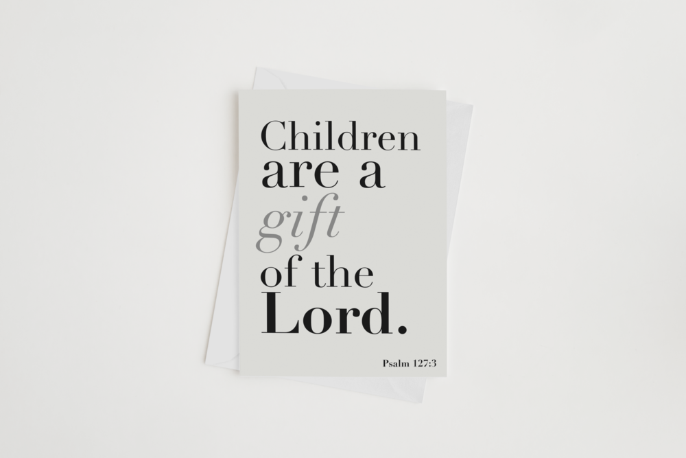 GIFT OF THE LORD CARD