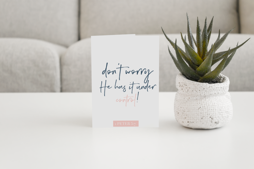 DON'T WORRY CARD