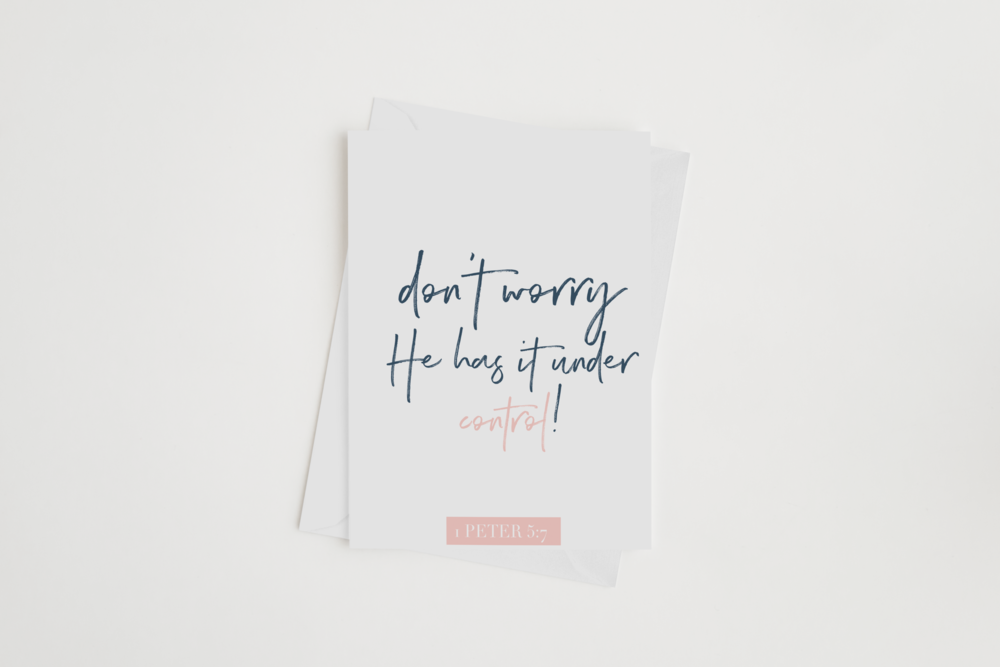 DON'T WORRY CARD