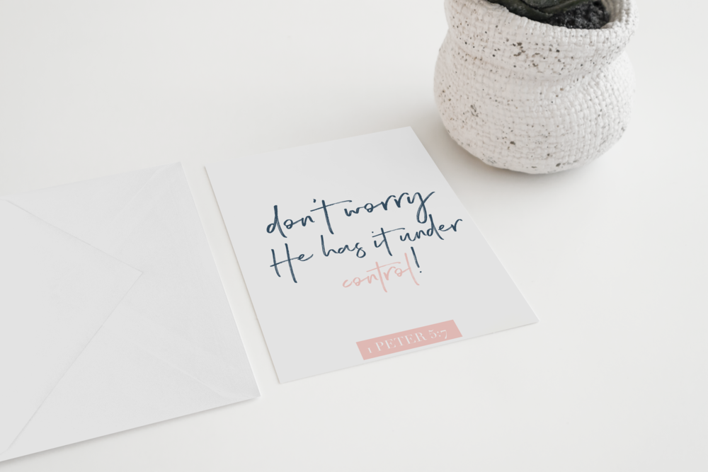 DON'T WORRY CARD
