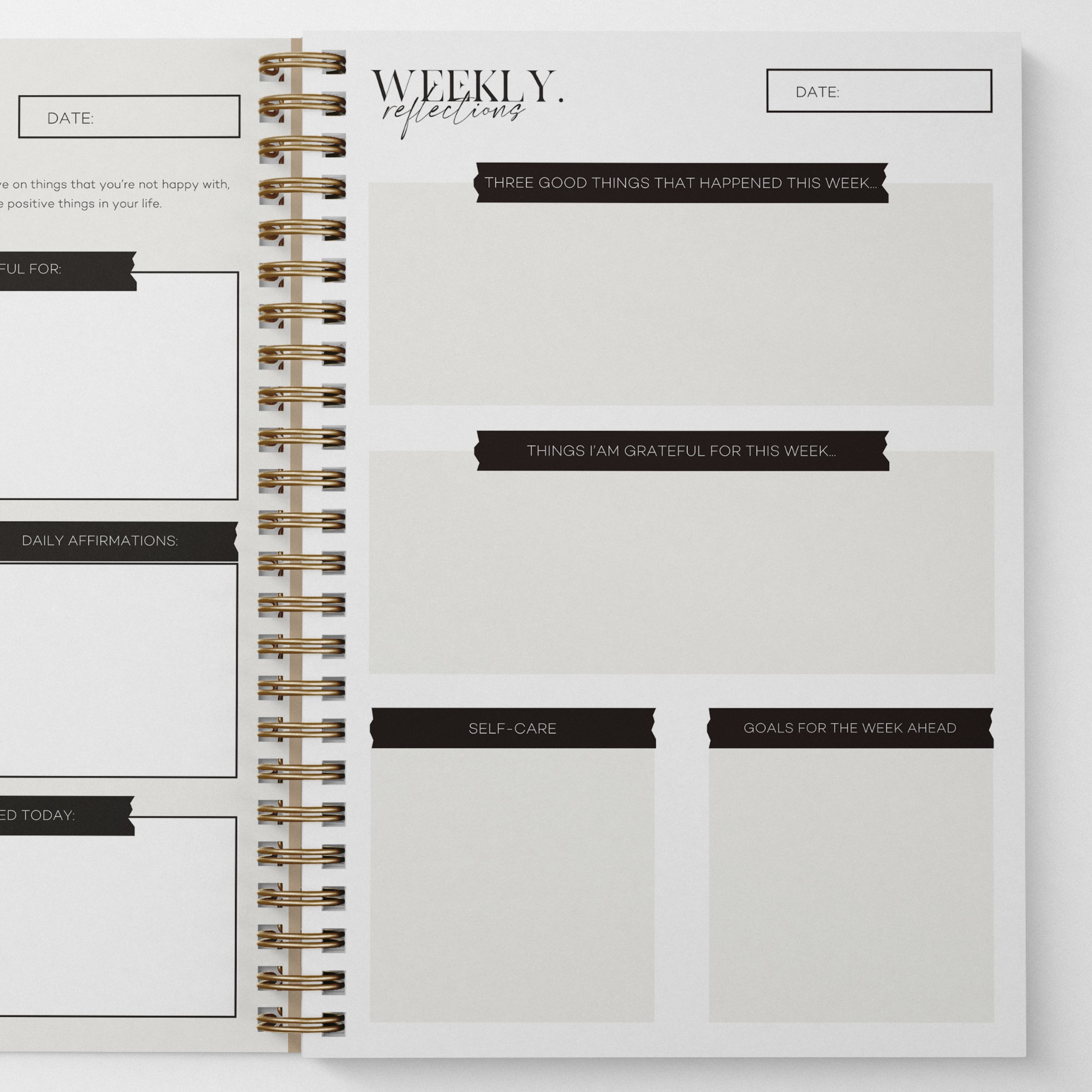 Gratitude Journal-Tiger