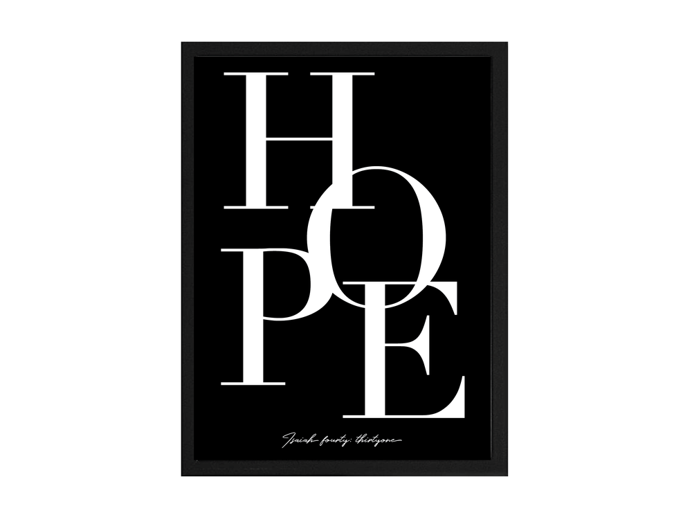 HOPE CHRISTIAN POSTER