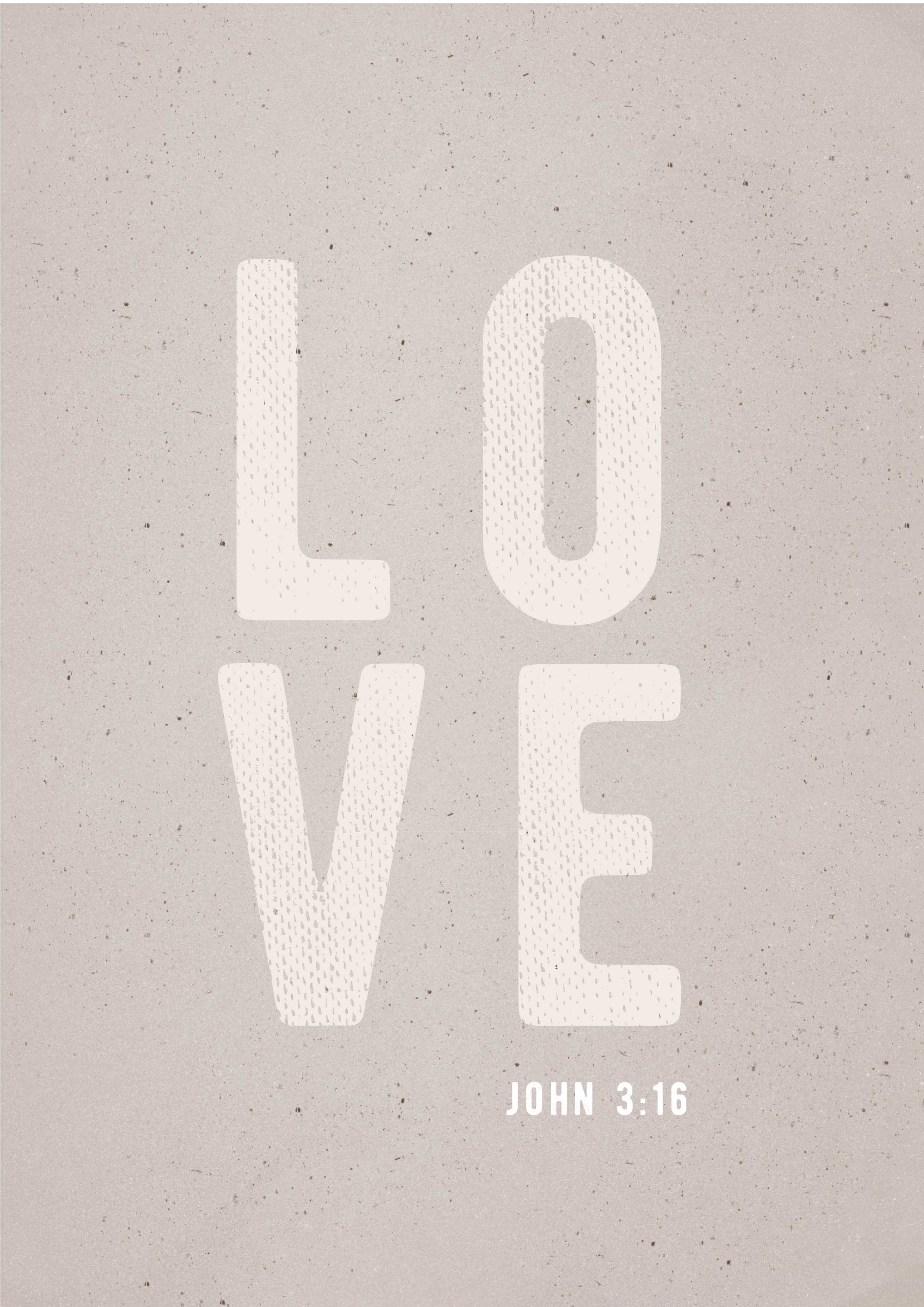 JOHN 3:16  CHRISTIAN ART PRINT