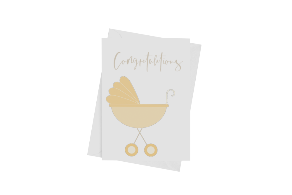 CONGRATULATIONS BABY GREETING CARD