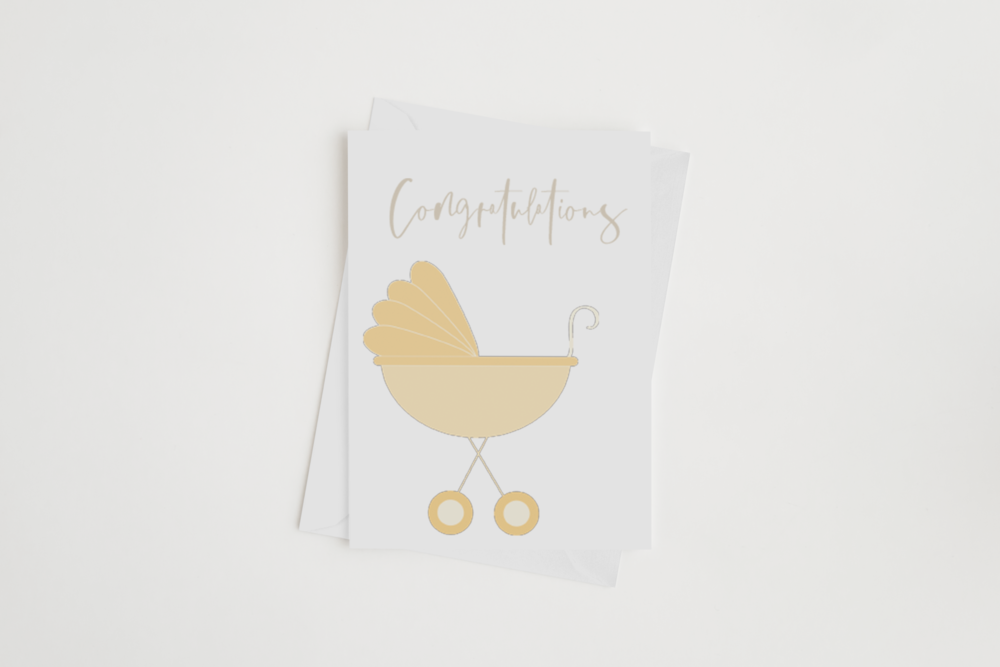 CONGRATULATIONS BABY GREETING CARD